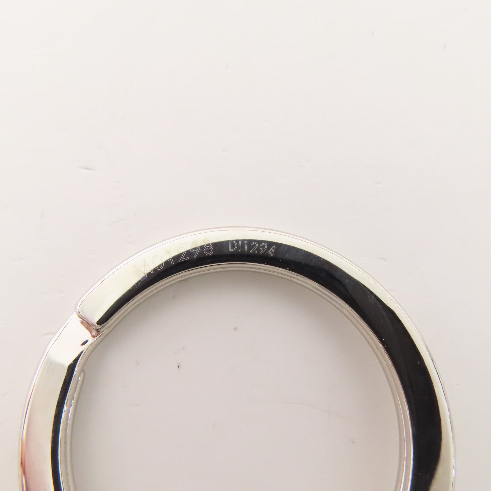 LOUIS VUITTON Monogram Shadow Dragonne銀扣鎖匙扣