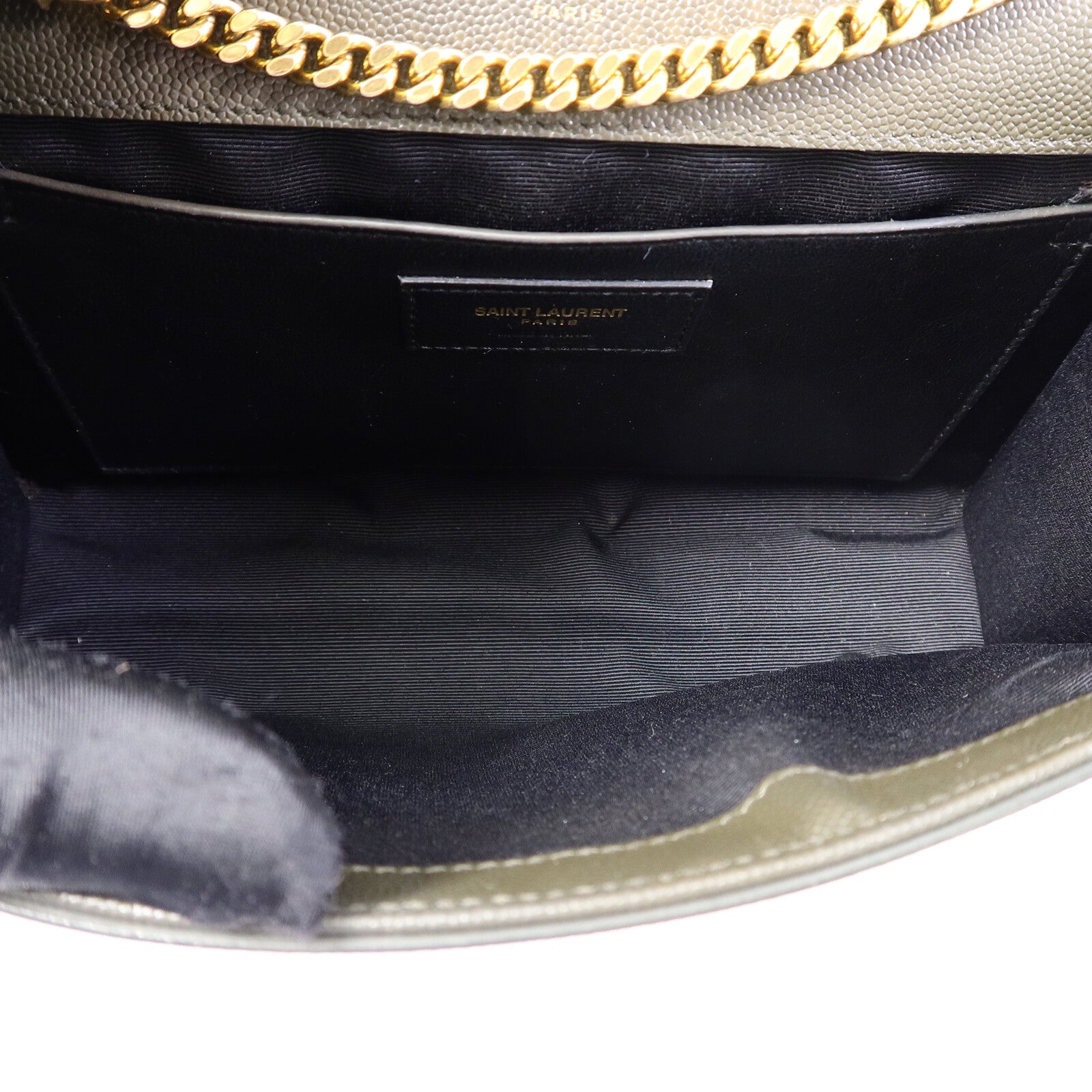 SAINT LAURENT 牛皮皮革Kate Medium Chain鏈帶肩背袋