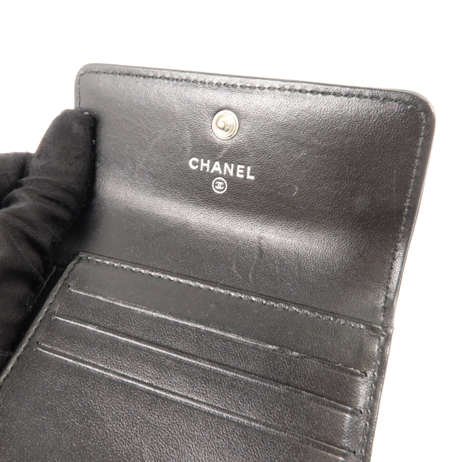 CHANEL 羊皮皮革Boy Chanel Flap Wallet錢包