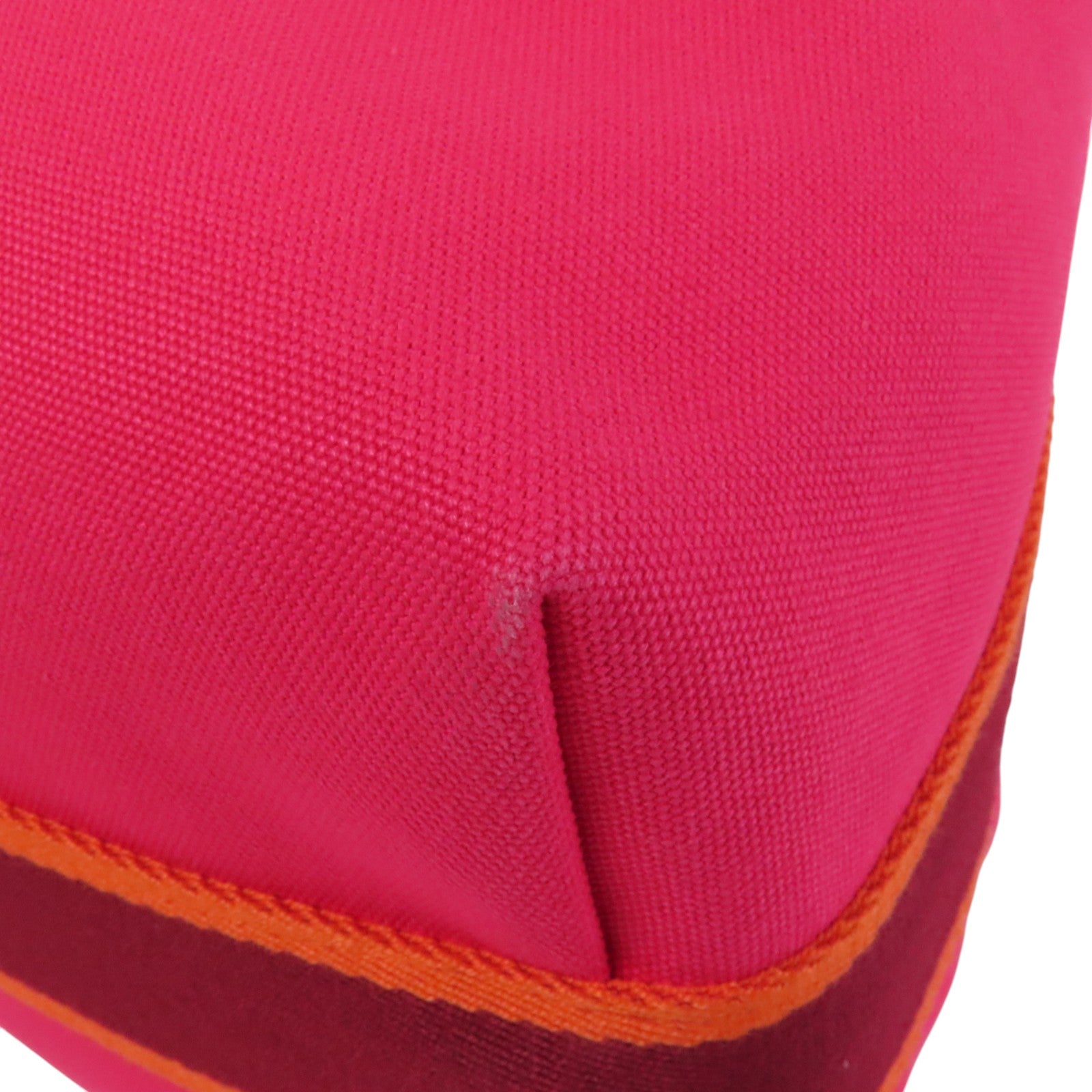 HERMES 帆布Bride A Brac GM銀扣手挽袋