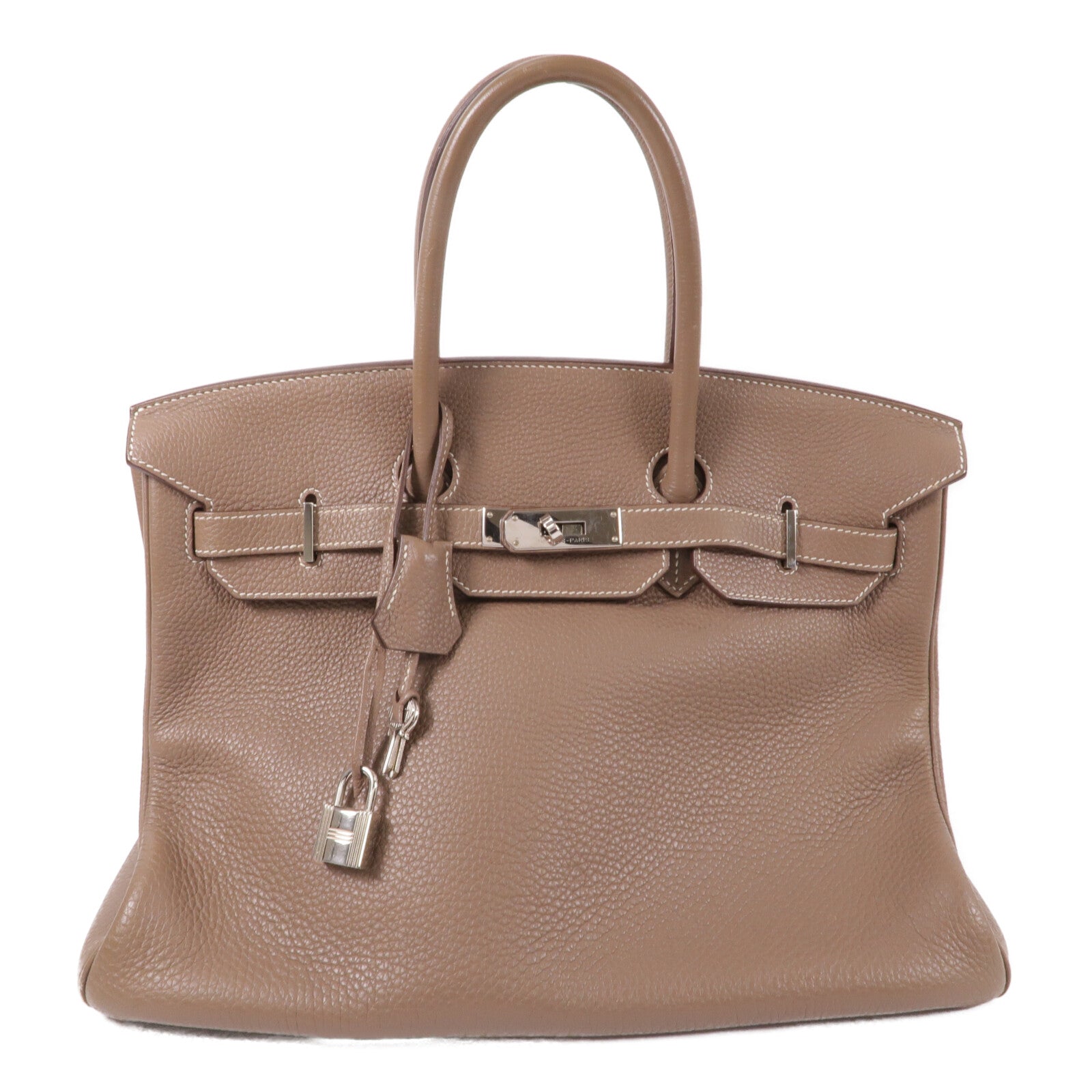 HERMES Togo皮革Birkin 35手挽袋Etoupe