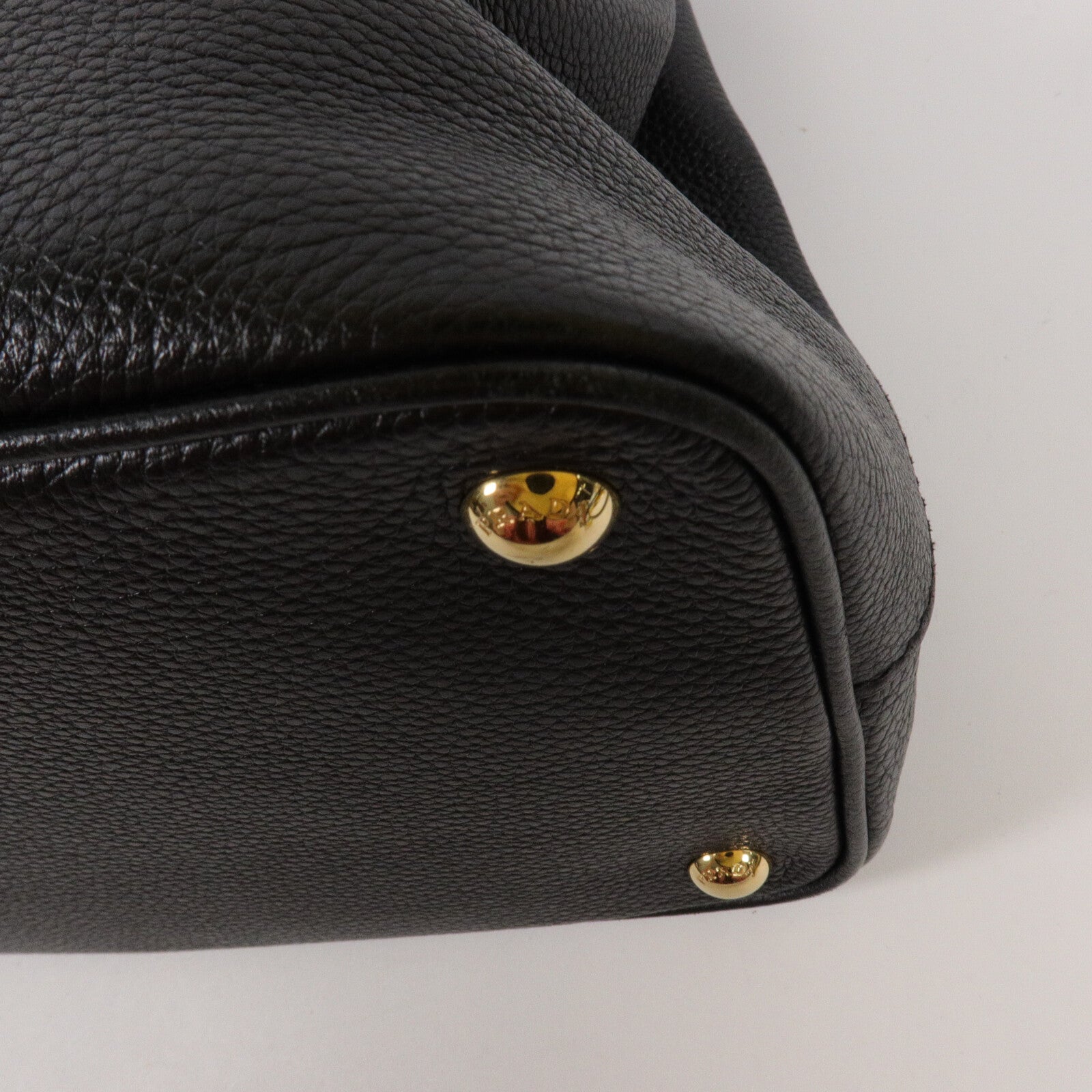 PRADA 牛皮皮革Vitello Daino手挽肩背兩用袋