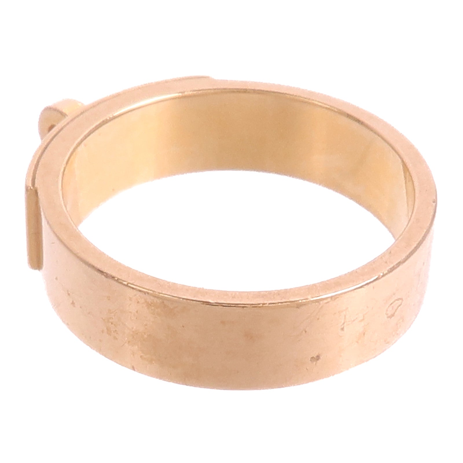 HERMES 18K玫瑰金Kelly Ring戒指