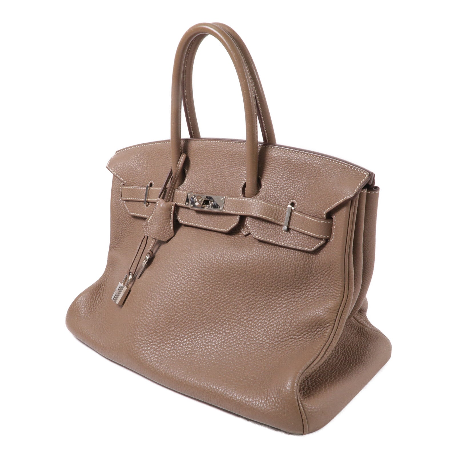 HERMES Togo皮革Birkin 35手挽袋Etoupe