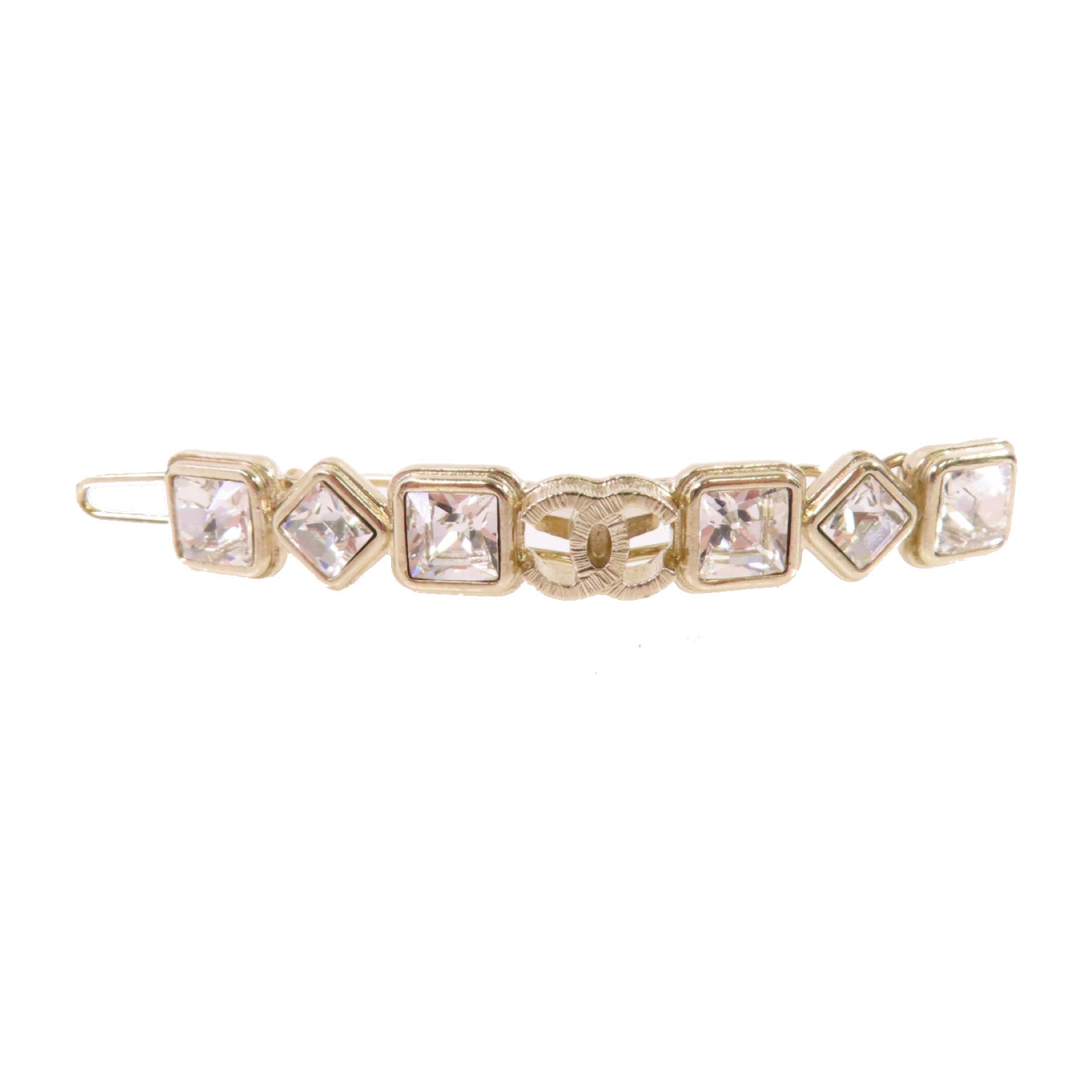 CHANEL 金屬Hair Pin金扣髮夾