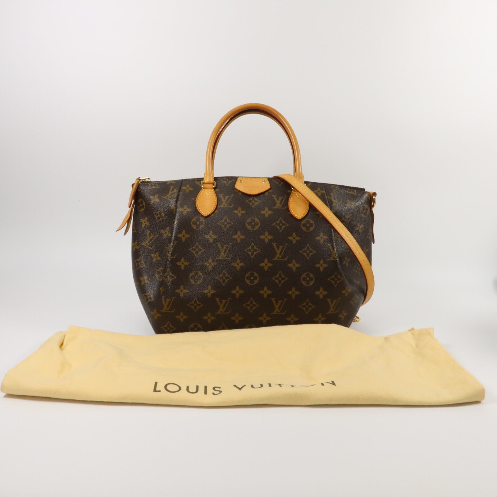 LOUIS VUITTON Monogram Turenne MM手挽肩背兩用袋