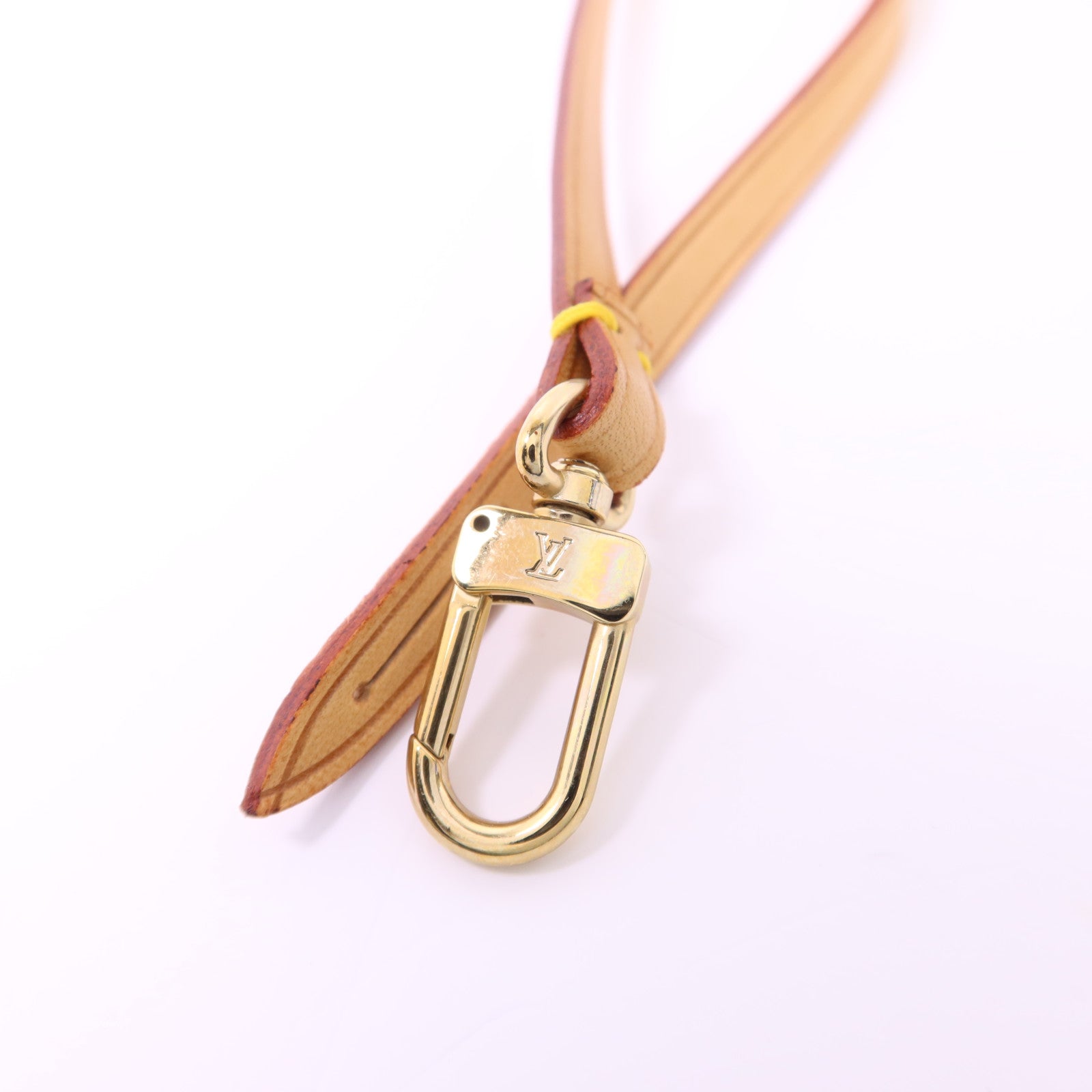 LOUIS VUITTON Monogram Pochette Accessoires金扣手挽袋棕色