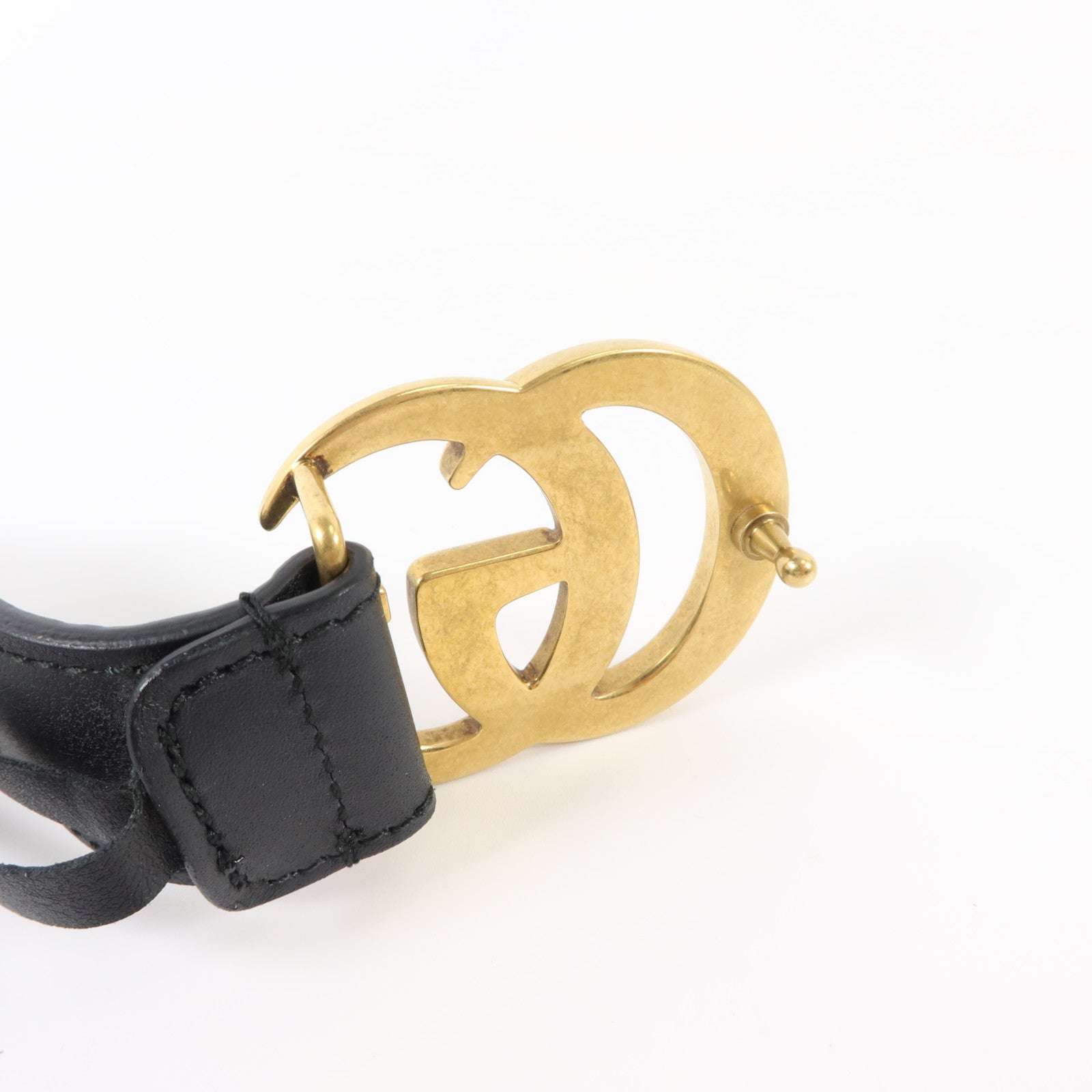 GUCCI 牛皮皮革GG Marmont Belt 75cm金扣皮帶