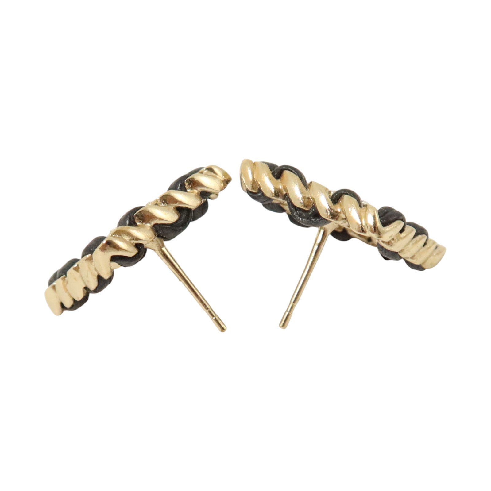 CHANEL 金屬/皮革Earrings耳環