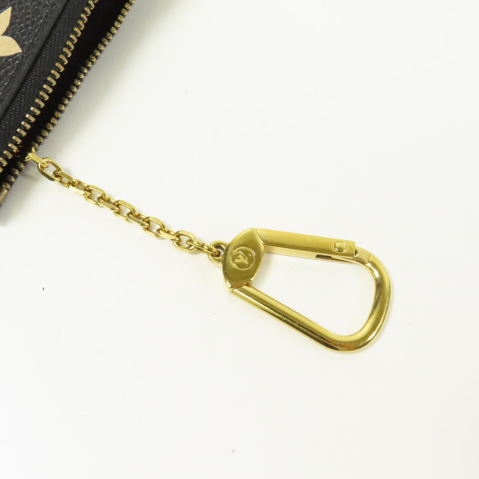 LOUIS VUITTON Monogram Empreinte Key Pouch金扣鎖匙包