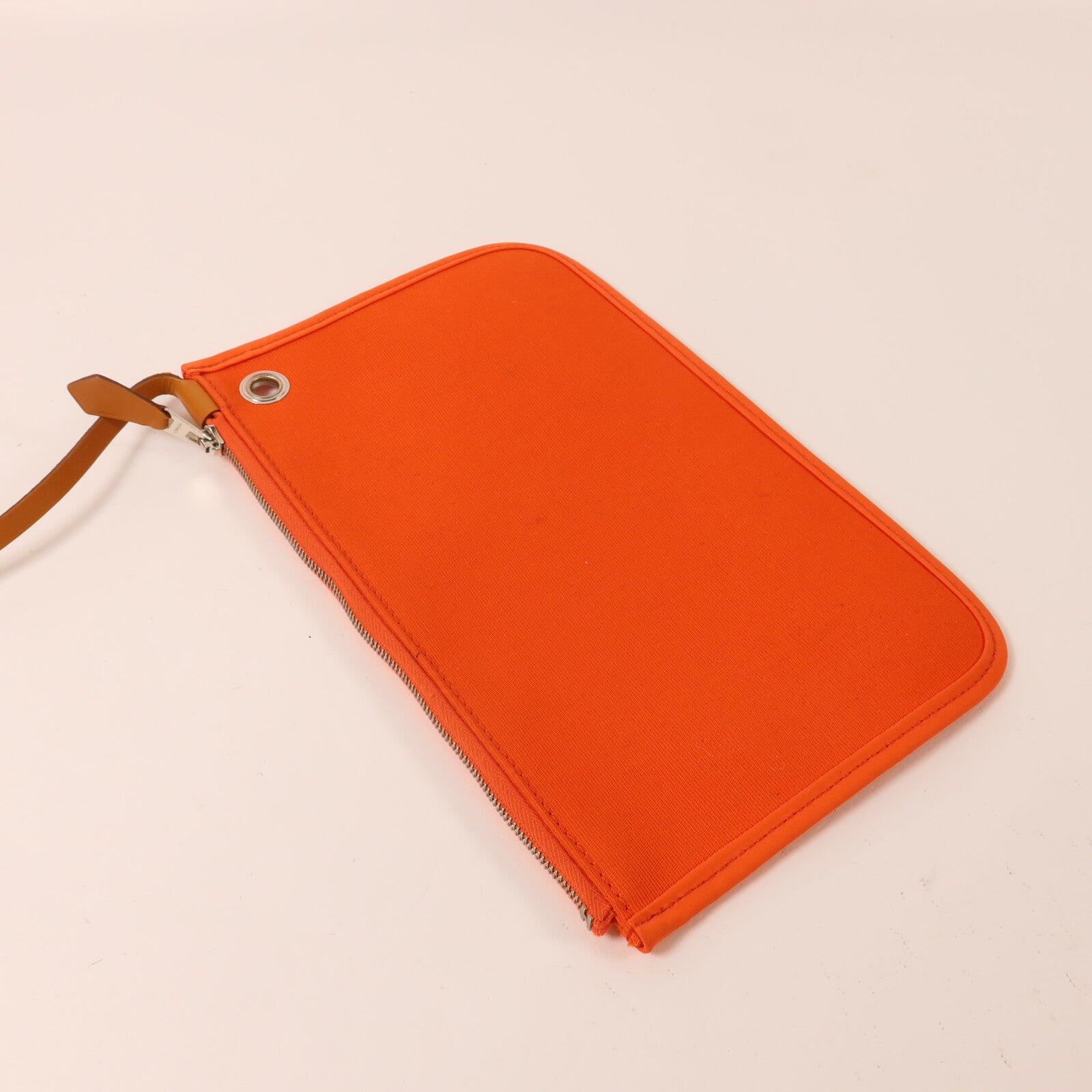 HERMES 帆布Herbag PM手挽肩背兩用袋Capucine