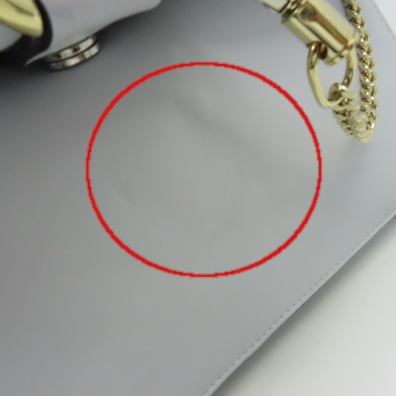 Chloe 【激減優惠】牛皮皮革/麂皮皮革Faye Shoulder Bag肩背袋灰色