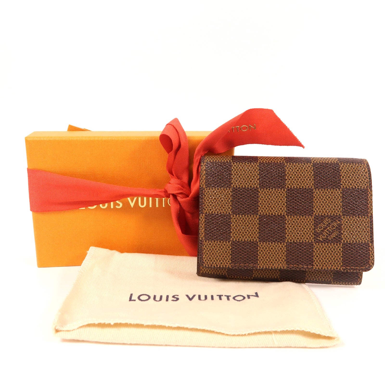 LOUIS VUITTON Damier Card Case卡片套Monogram棕色