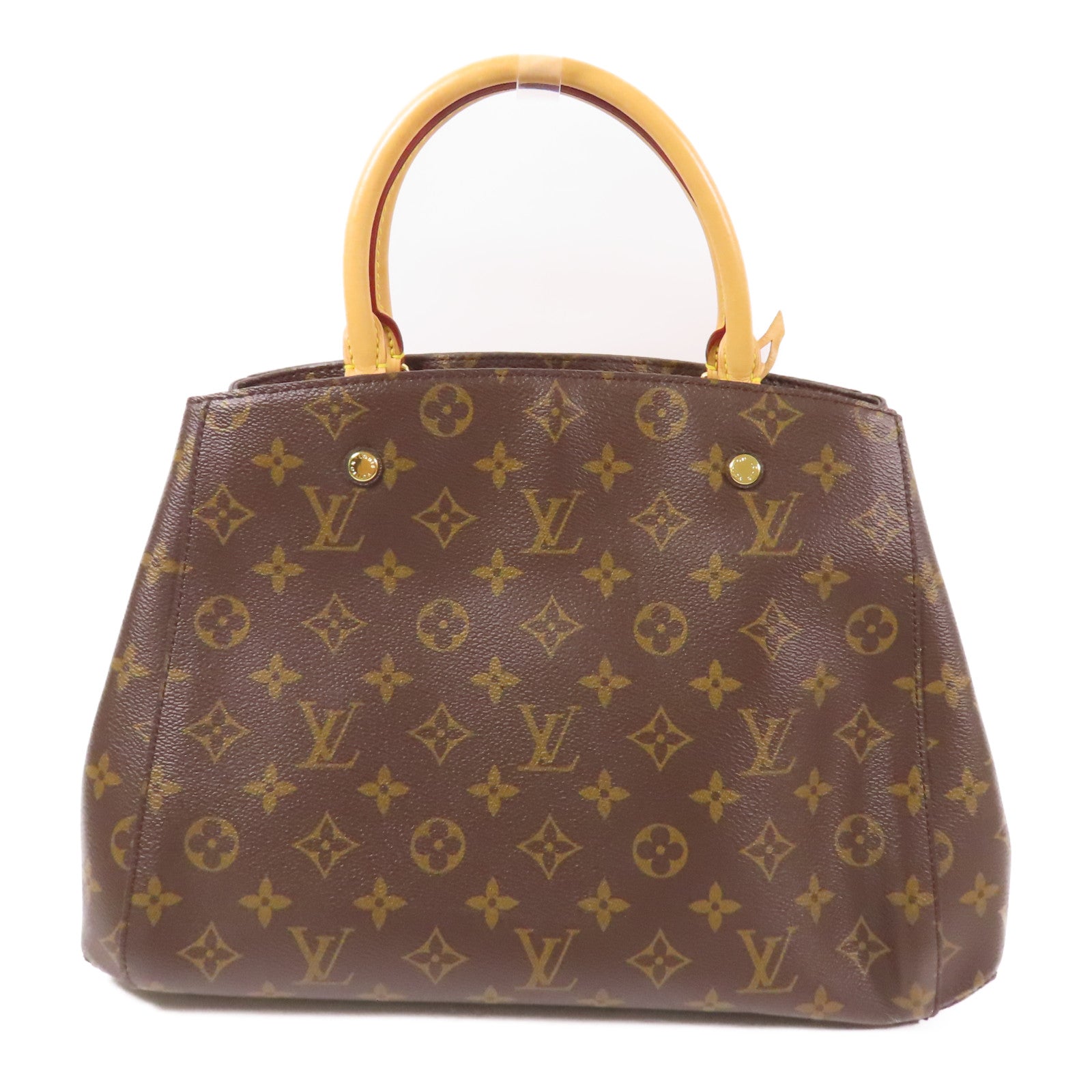 LOUIS VUITTON Monogram Montaigne MM金扣手挽肩背兩用袋