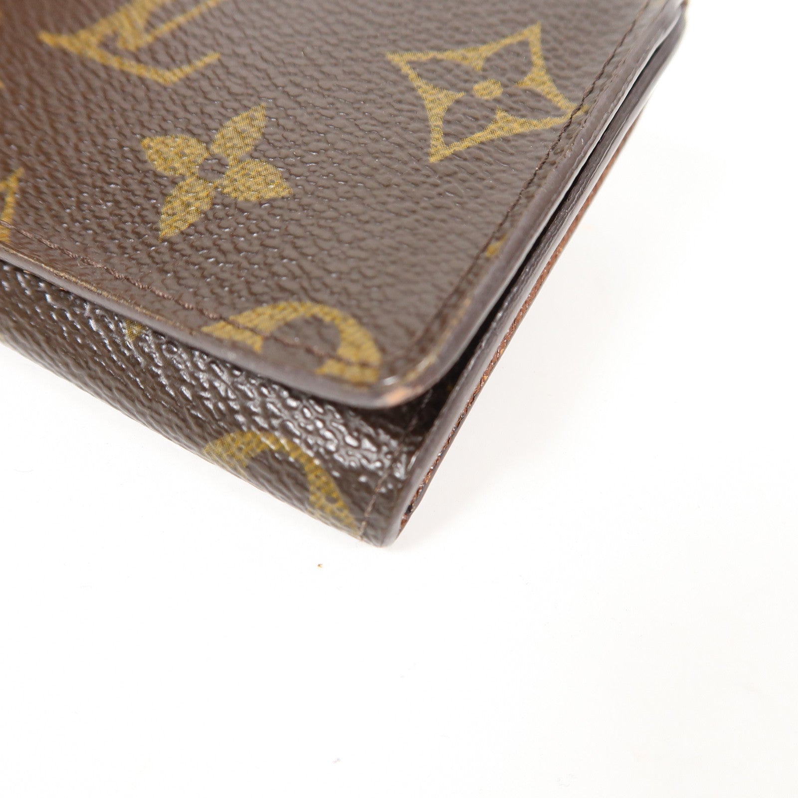 LOUIS VUITTON Monogram Card Case卡片套啡色