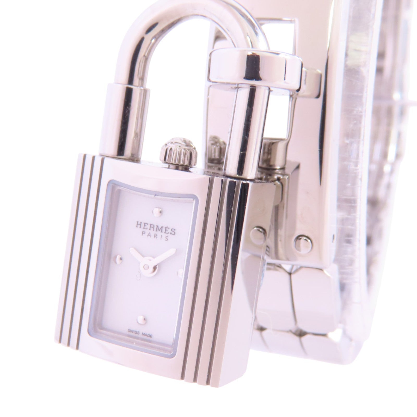 HERMES PHW H watch KE4.110 Quartz Watch Stainless Steel