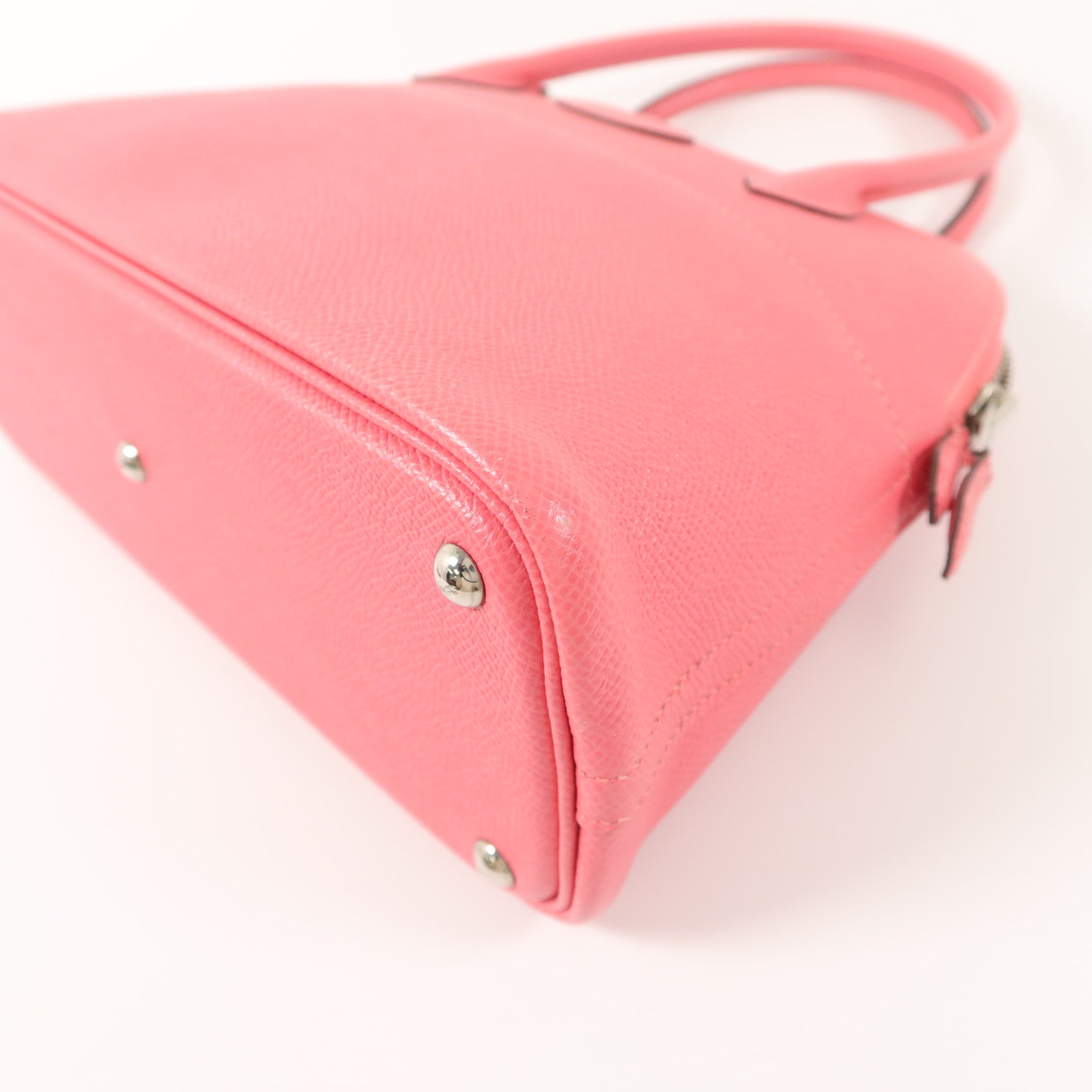 HERMES Epsom皮革Bolide 27手挽肩背兩用袋Rose Azalee