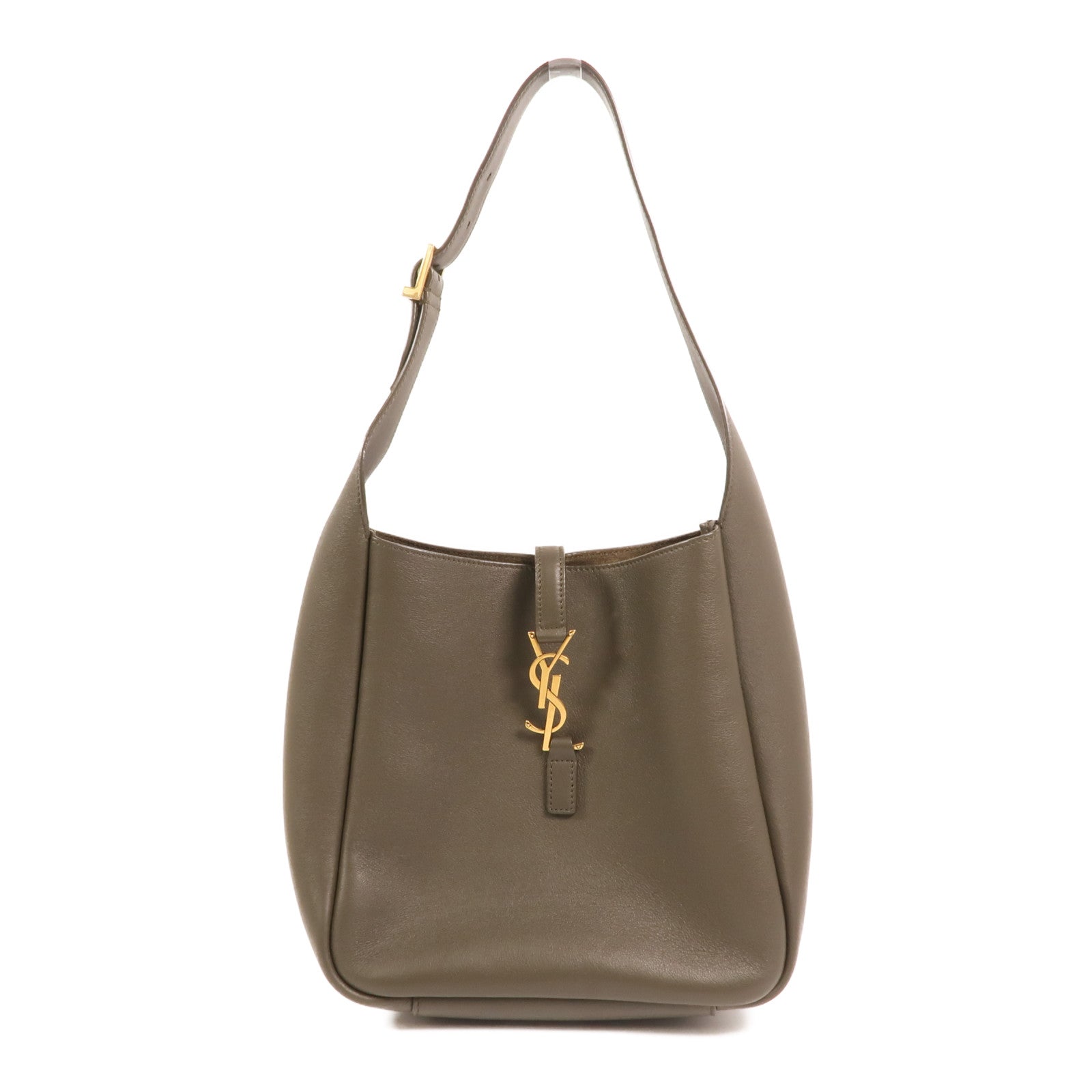 SAINT LAURENT 牛皮皮革Hobo Small金扣手挽袋