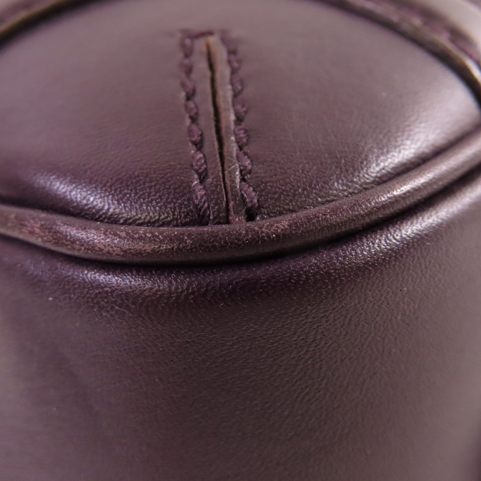 GUCCI 牛皮皮革Horsebit Handbag金扣手挽袋紫色