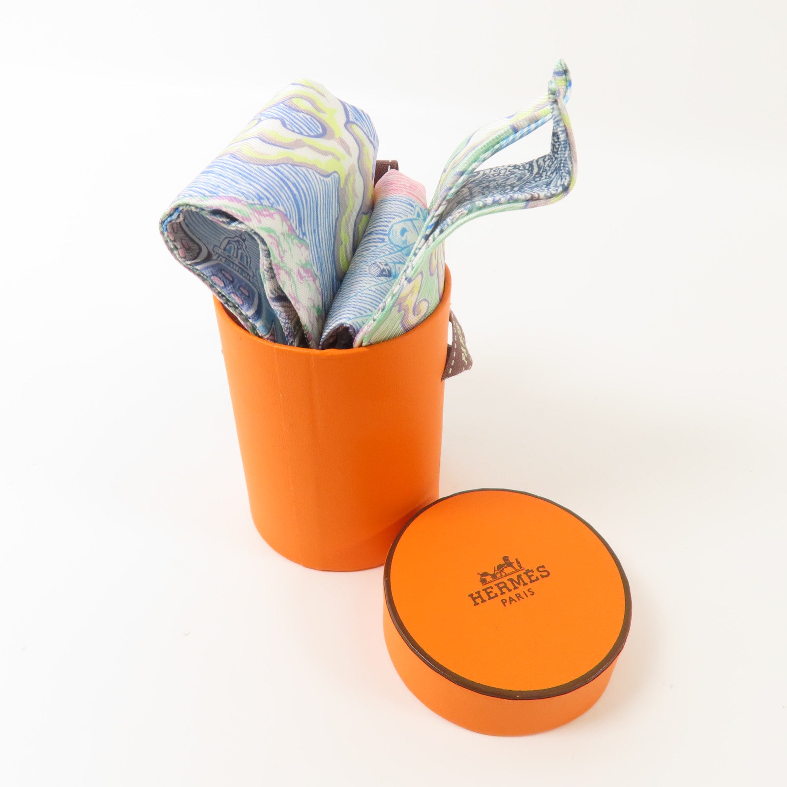 HERMES 絲質Twilly絲巾