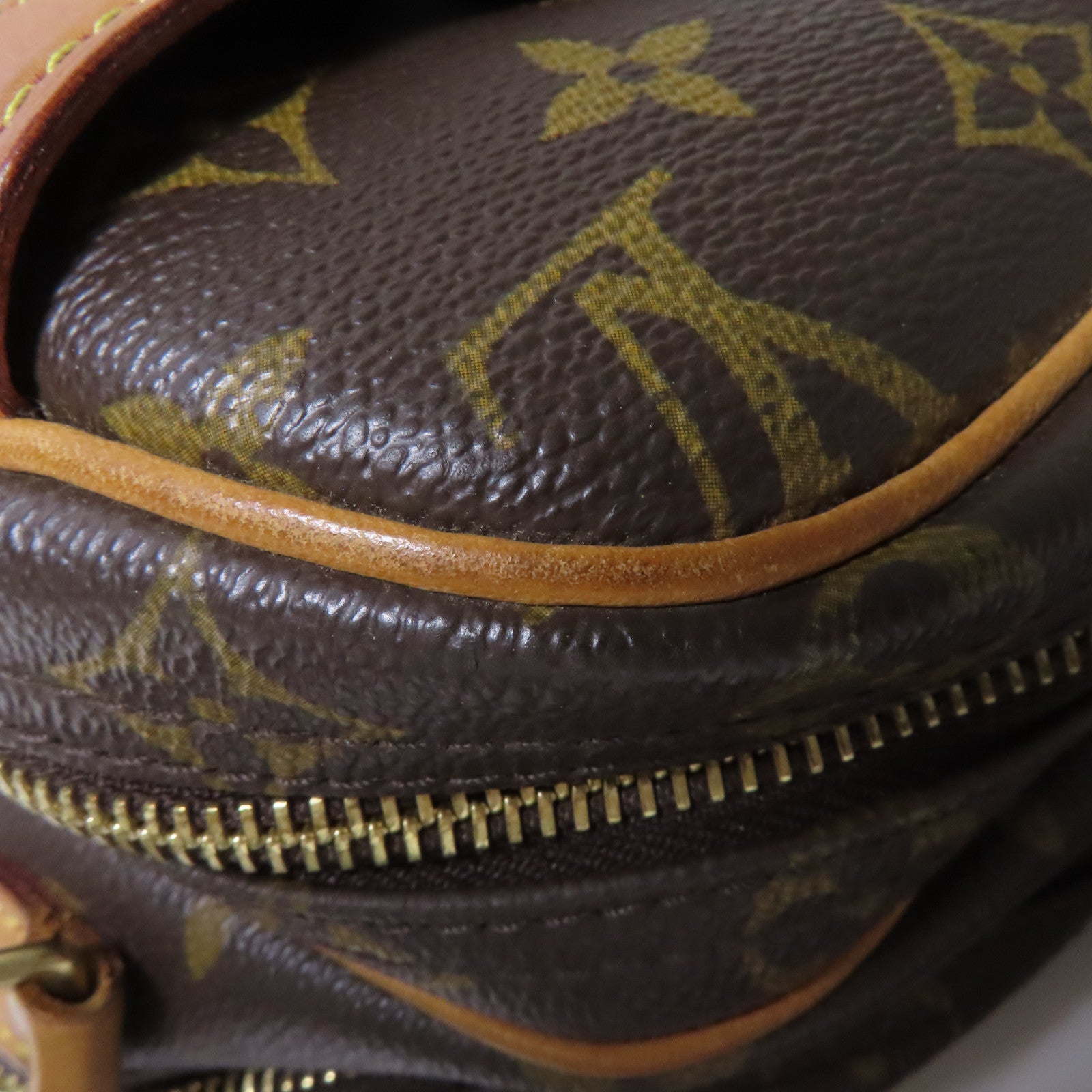 LOUIS VUITTON Monogram Reporter PM金扣肩背袋肩背袋