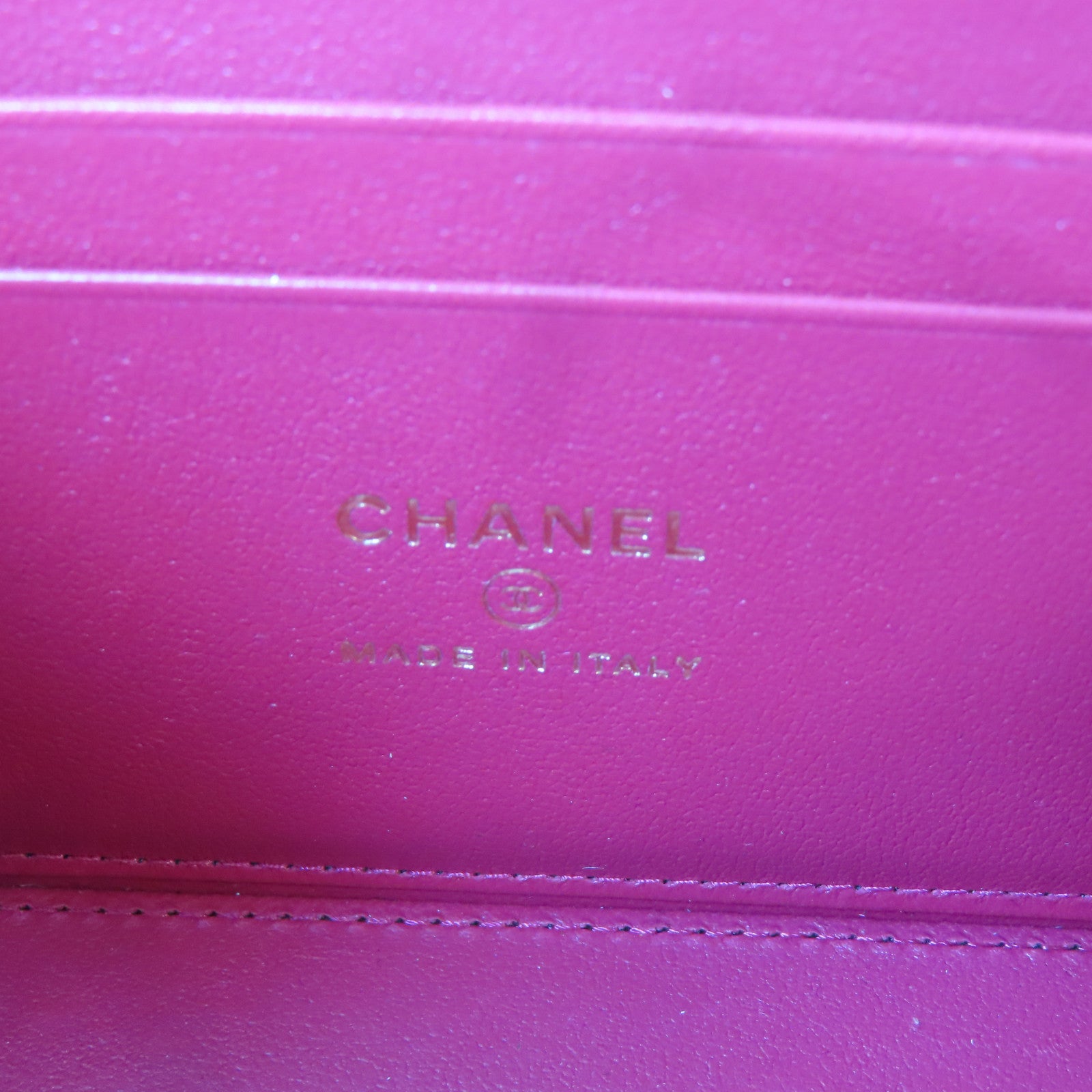 CHANEL 菱格羊皮皮革Vanity Case金扣鏈帶肩背袋黑色