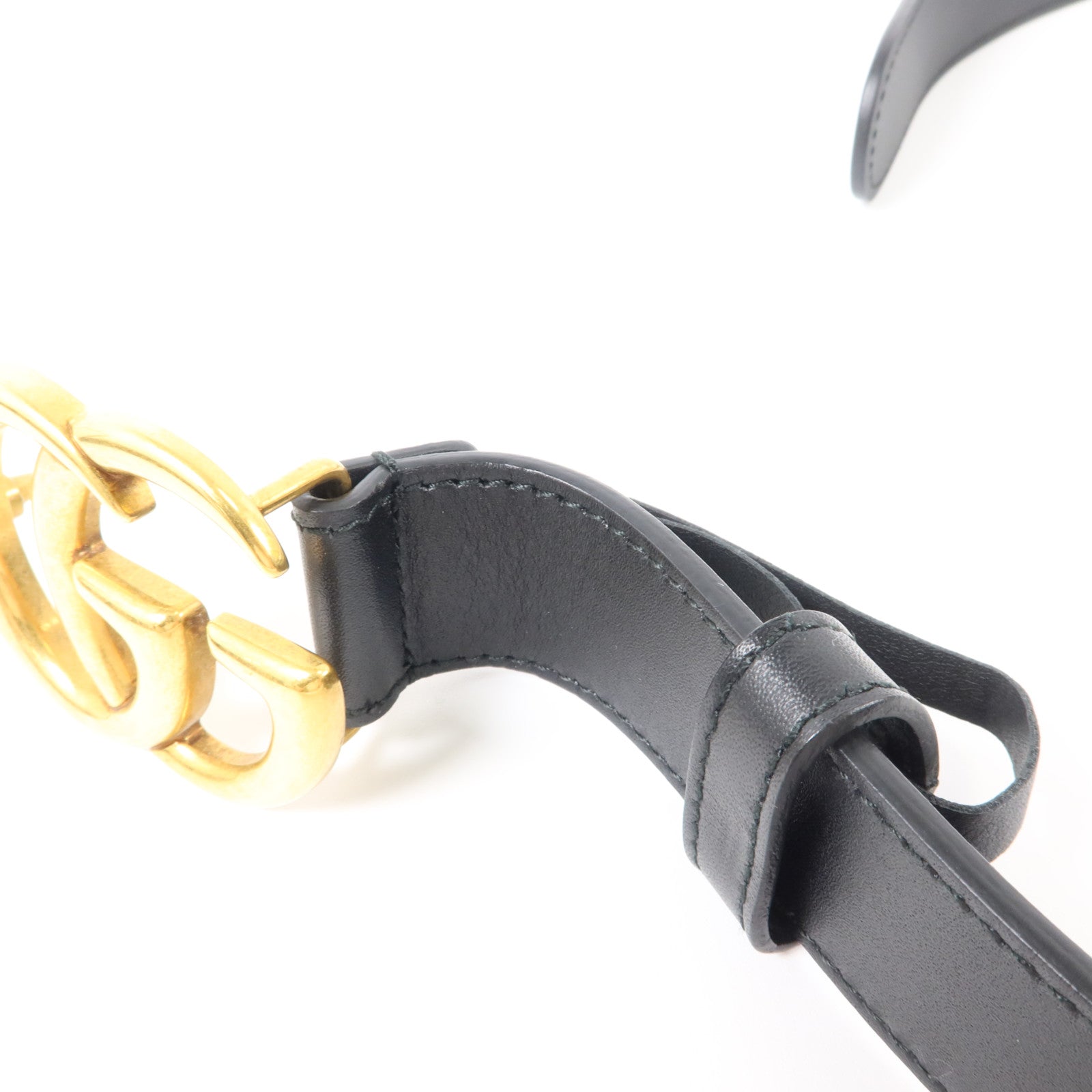 GUCCI 牛皮皮革GG Marmont Belt 75cm金扣皮帶