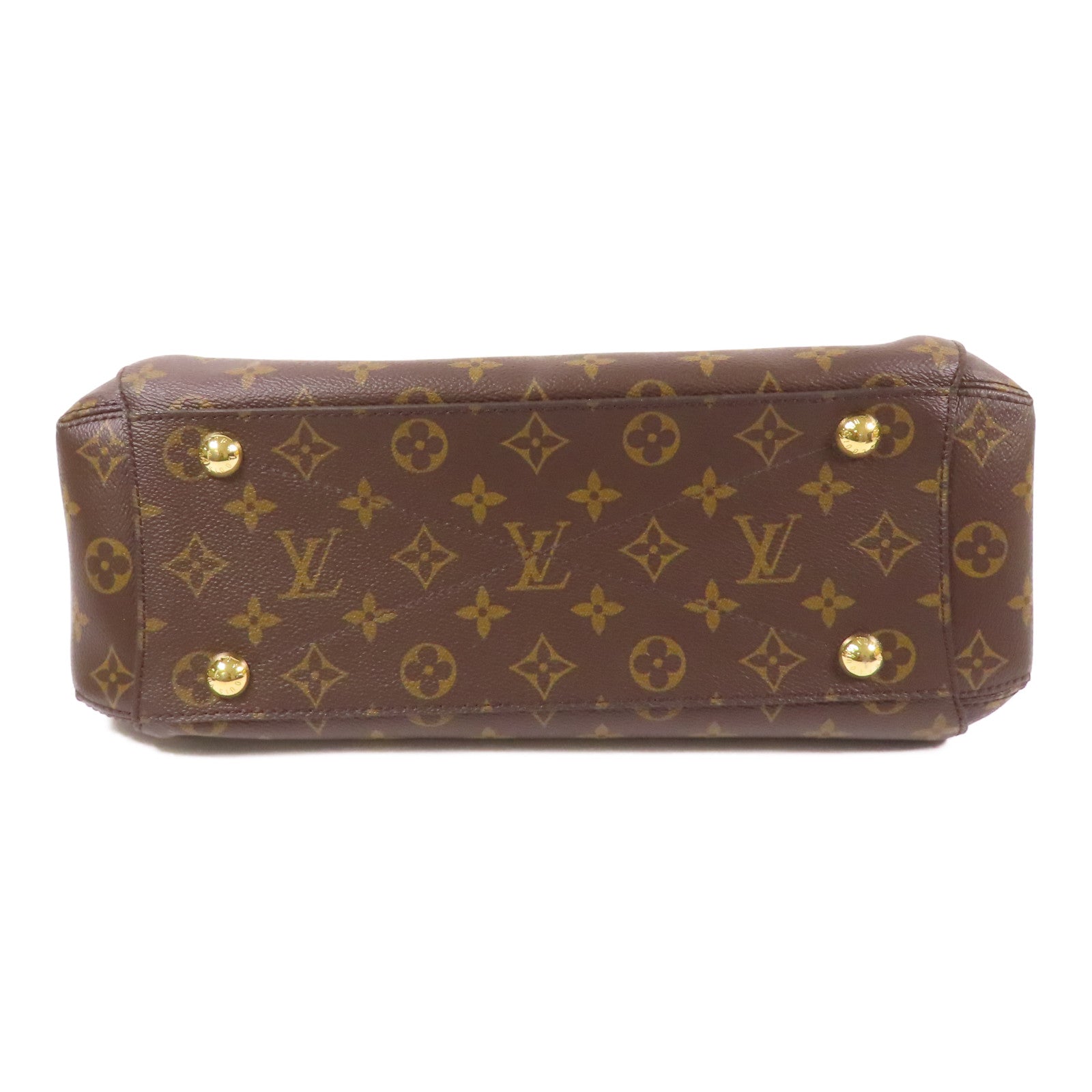 LOUIS VUITTON Monogram Montaigne MM金扣手挽肩背兩用袋