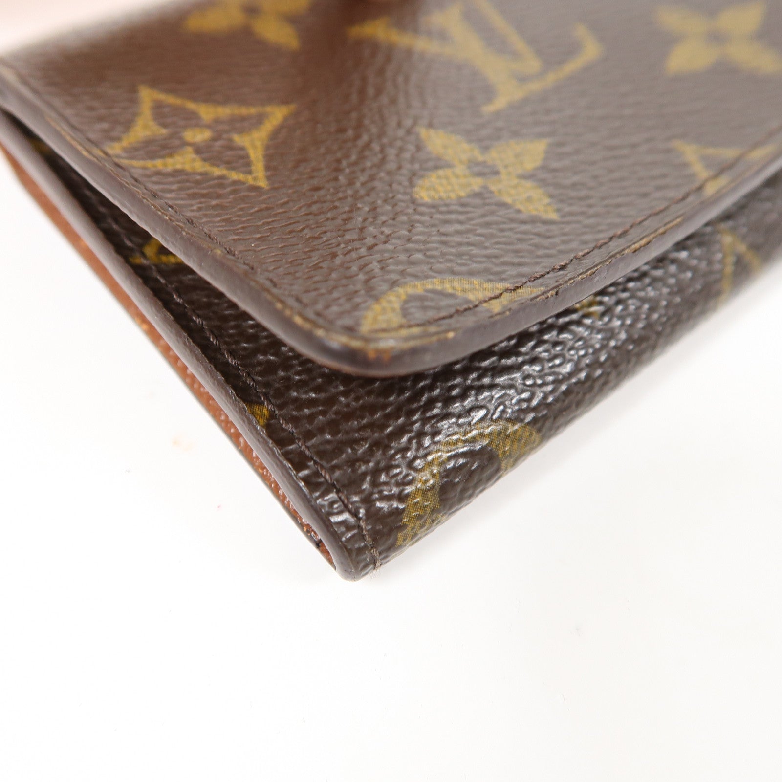 LOUIS VUITTON Monogram Card Case卡片套啡色