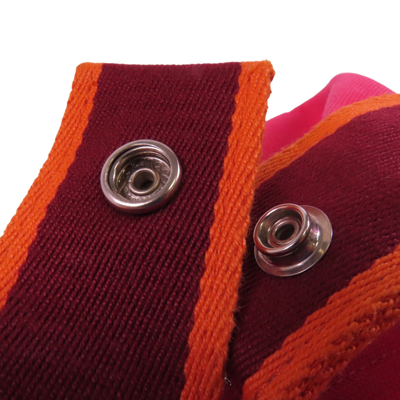 HERMES 帆布Bride A Brac GM銀扣手挽袋