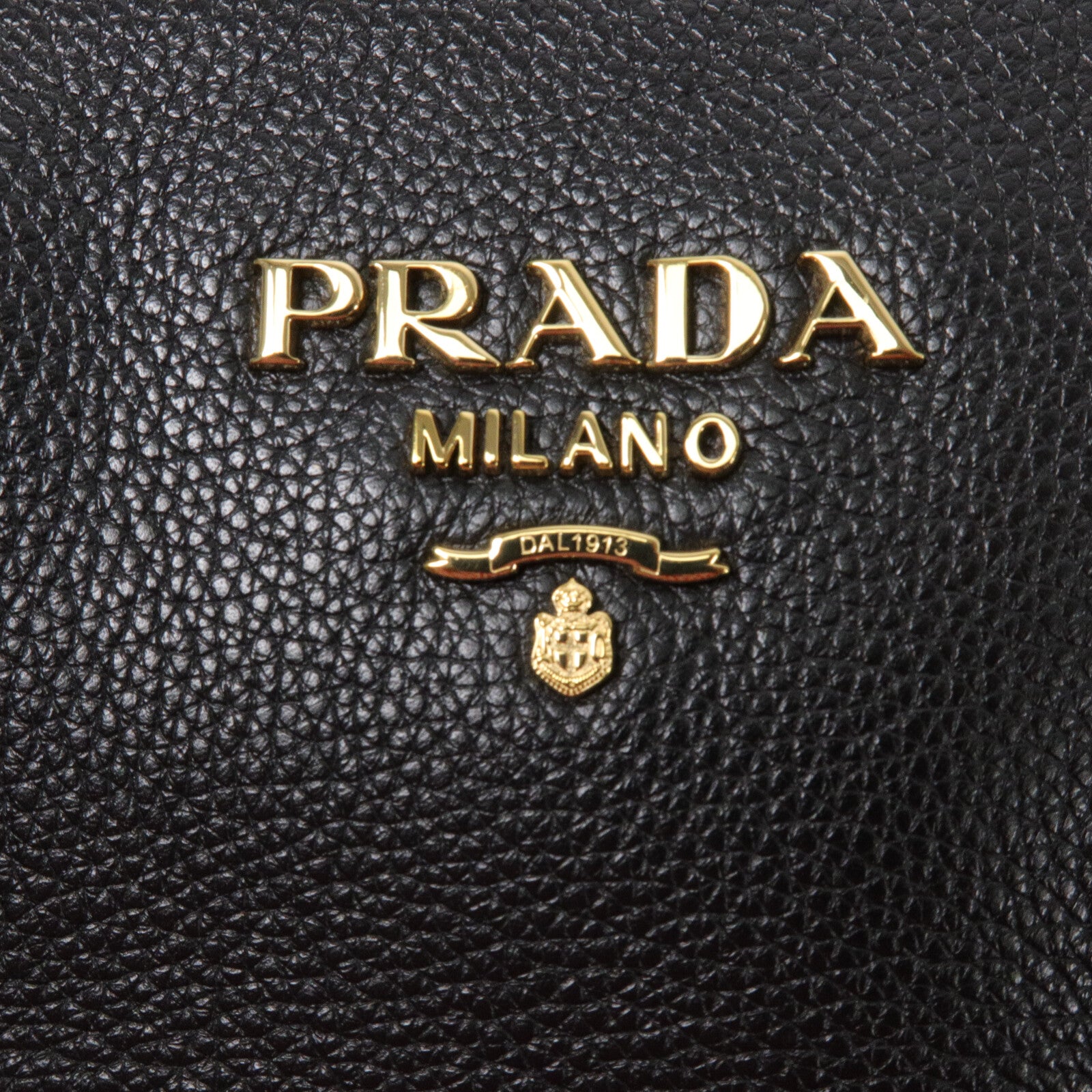 PRADA 牛皮皮革Vitello Daino手挽肩背兩用袋