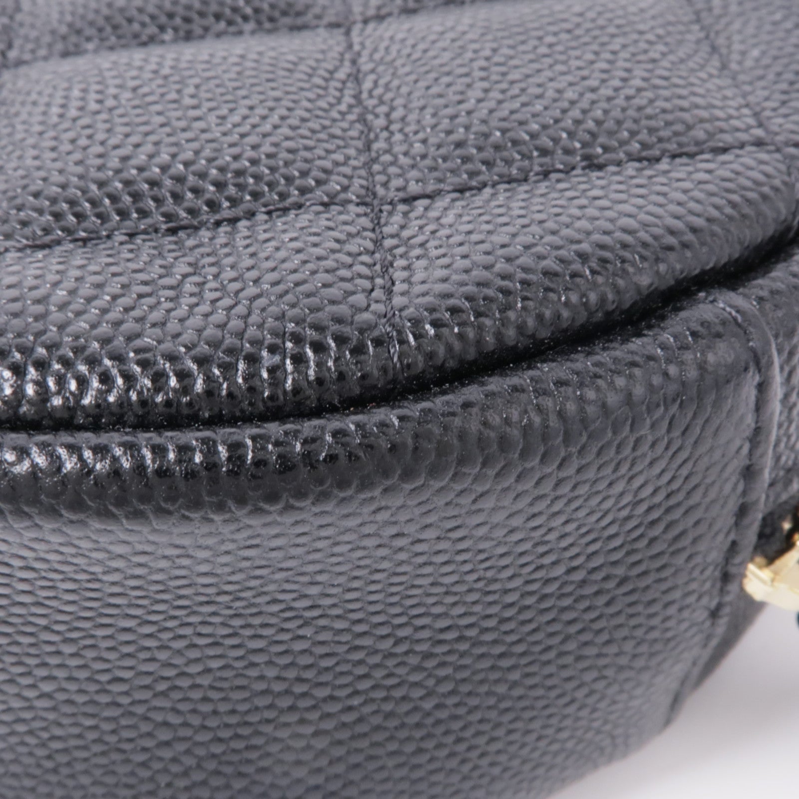 CHANEL 牛皮皮革Round Clutch With Chain金扣肩背袋