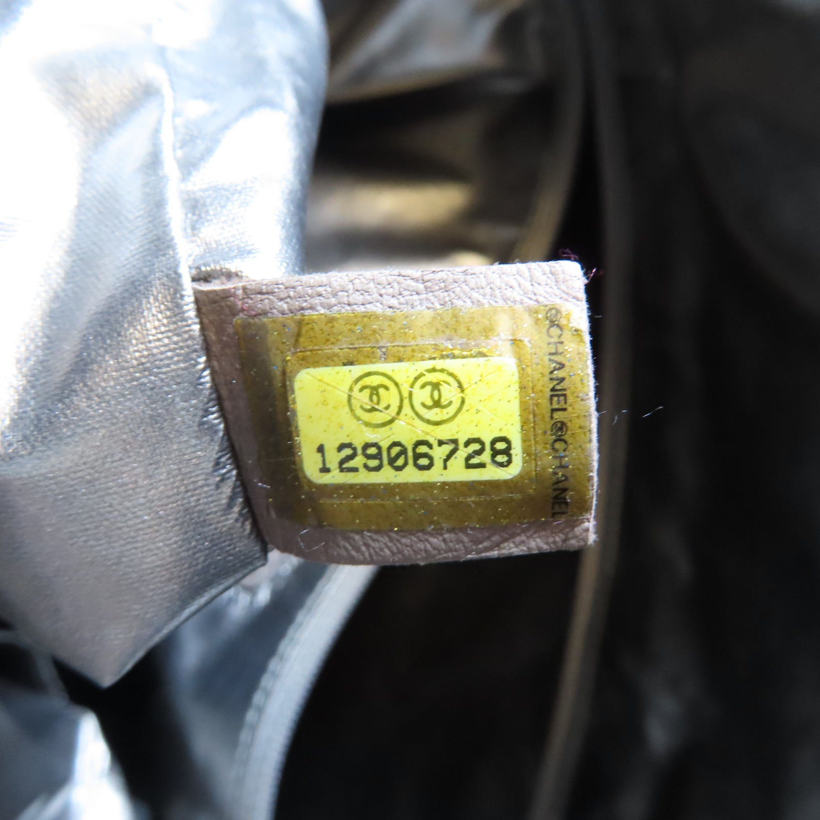 CHANEL 【激減優惠】菱格牛皮皮革Shoulder Bag銀扣鏈帶肩背袋黑色