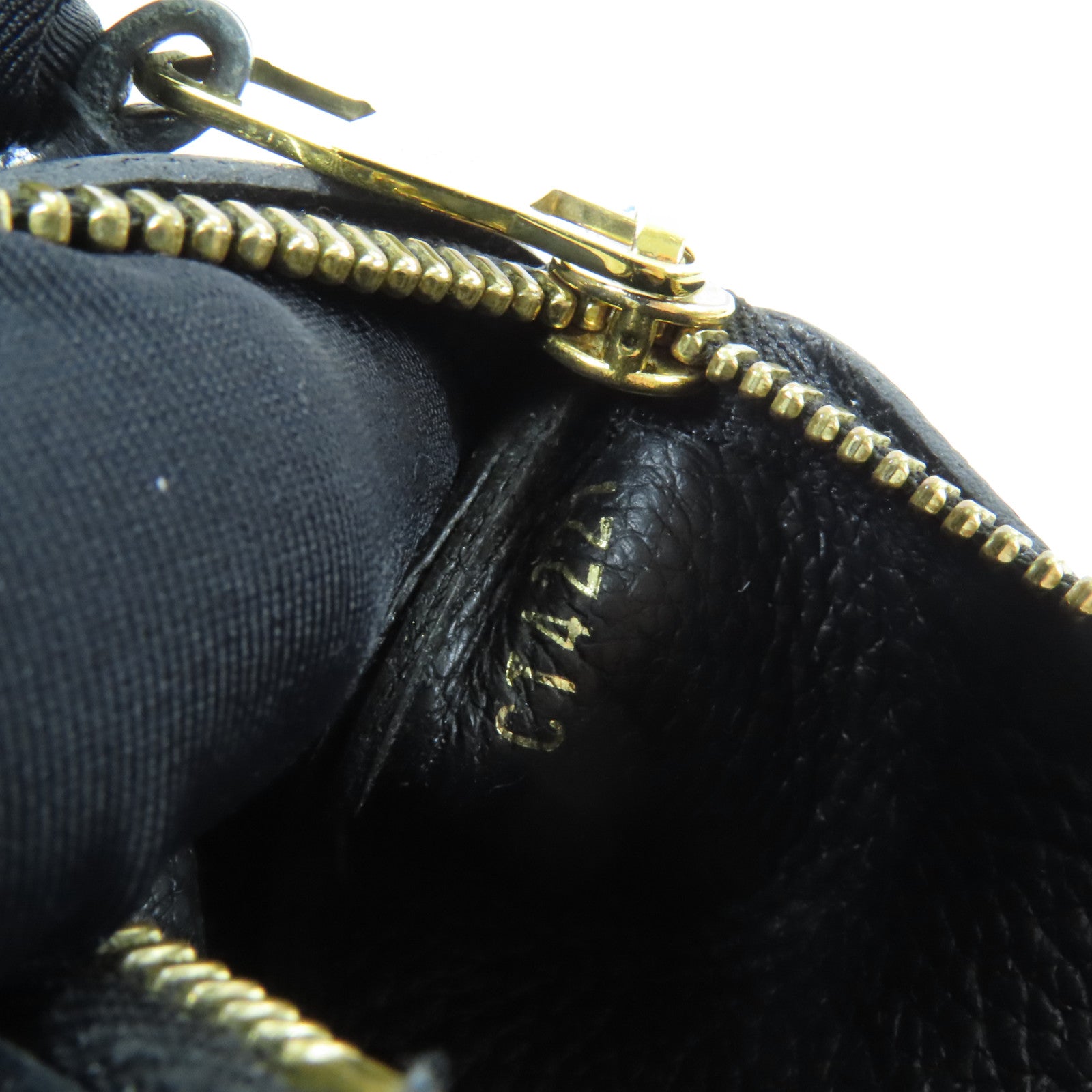 LOUIS VUITTON Monogram Empreinte Key Pouch金扣鎖匙包