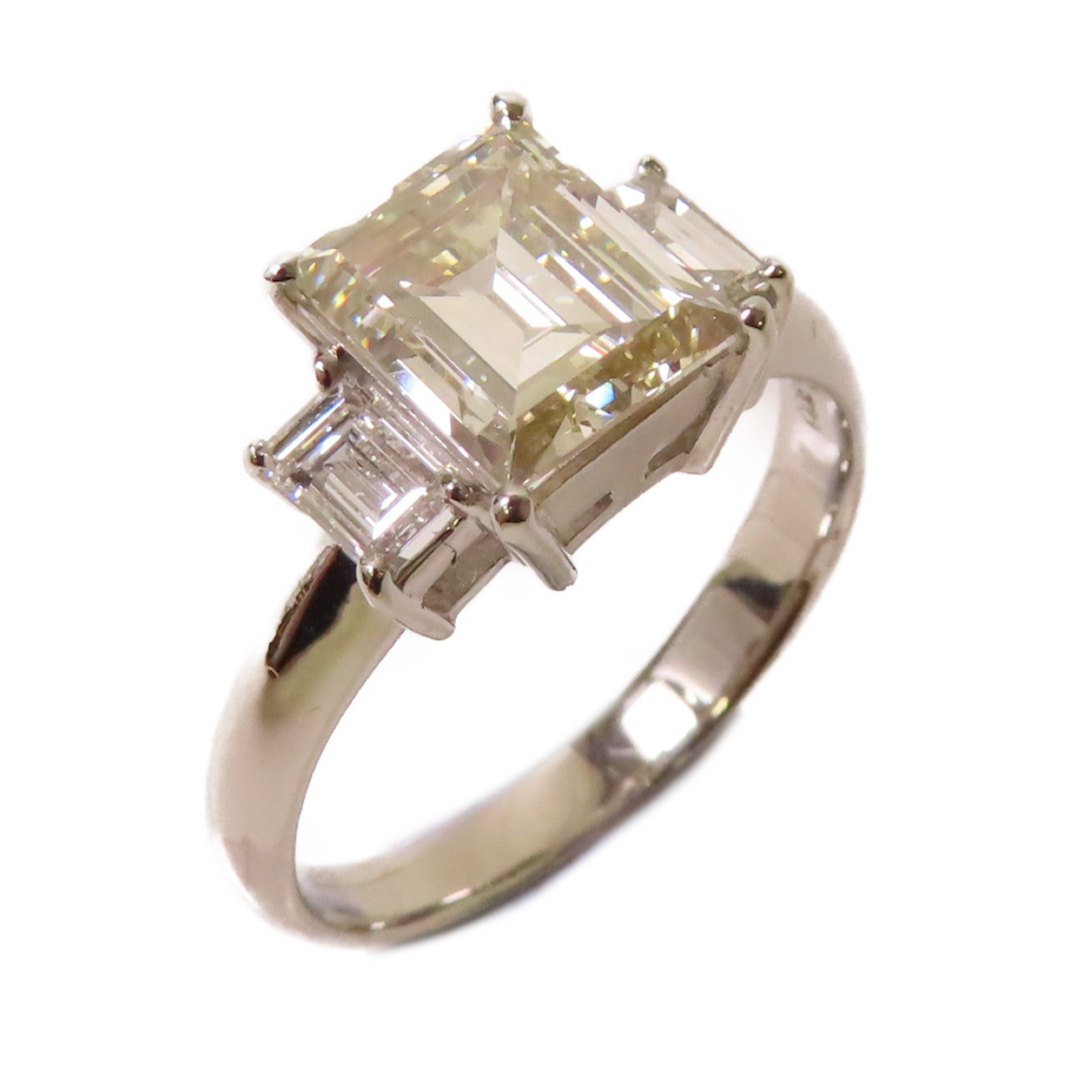 JEWELRY 【激減優惠】PT900鉑金/2.021ct鑽石Diamond Ring戒指US#7.5