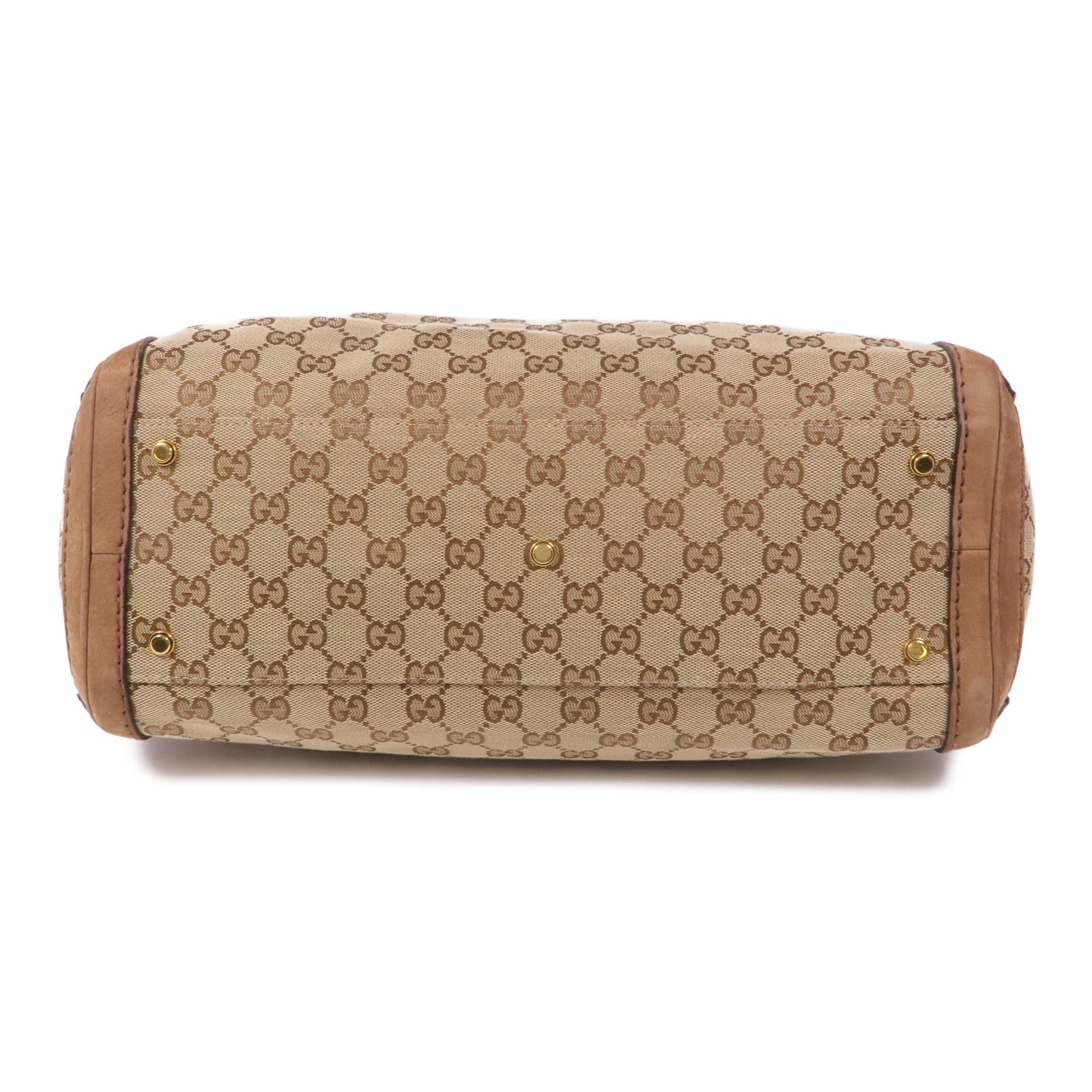 GUCCI 帆布Hand Bag金扣手挽袋
