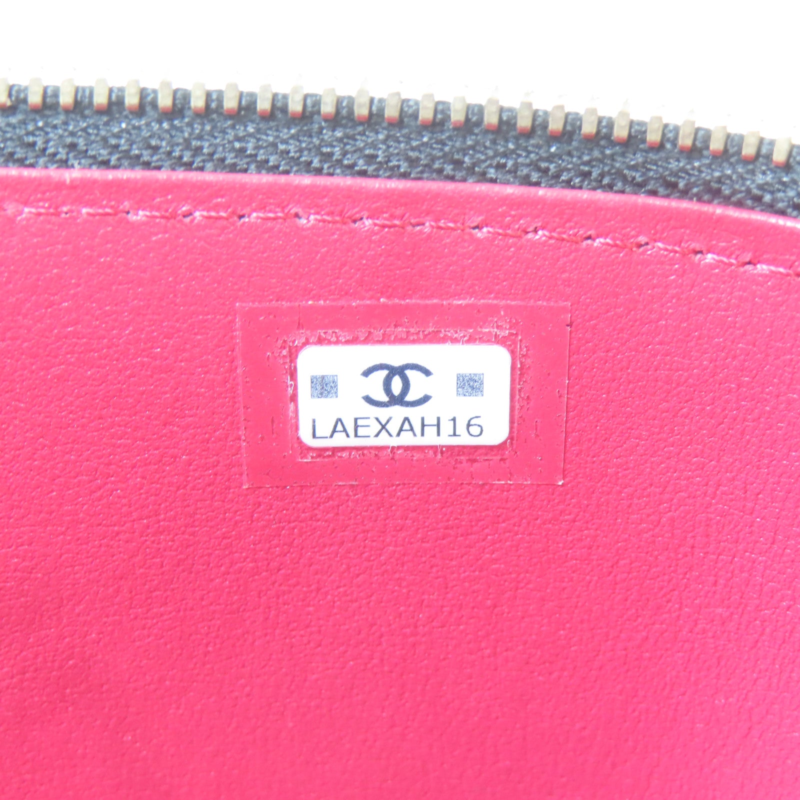 CHANEL 菱格羊皮皮革Vanity Case金扣鏈帶肩背袋黑色