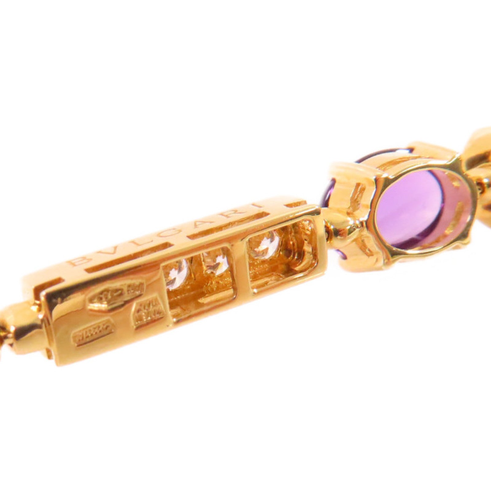 BVLGARI 18K黃金/鑽石/彩色寶石Allegra Necklace項鍊