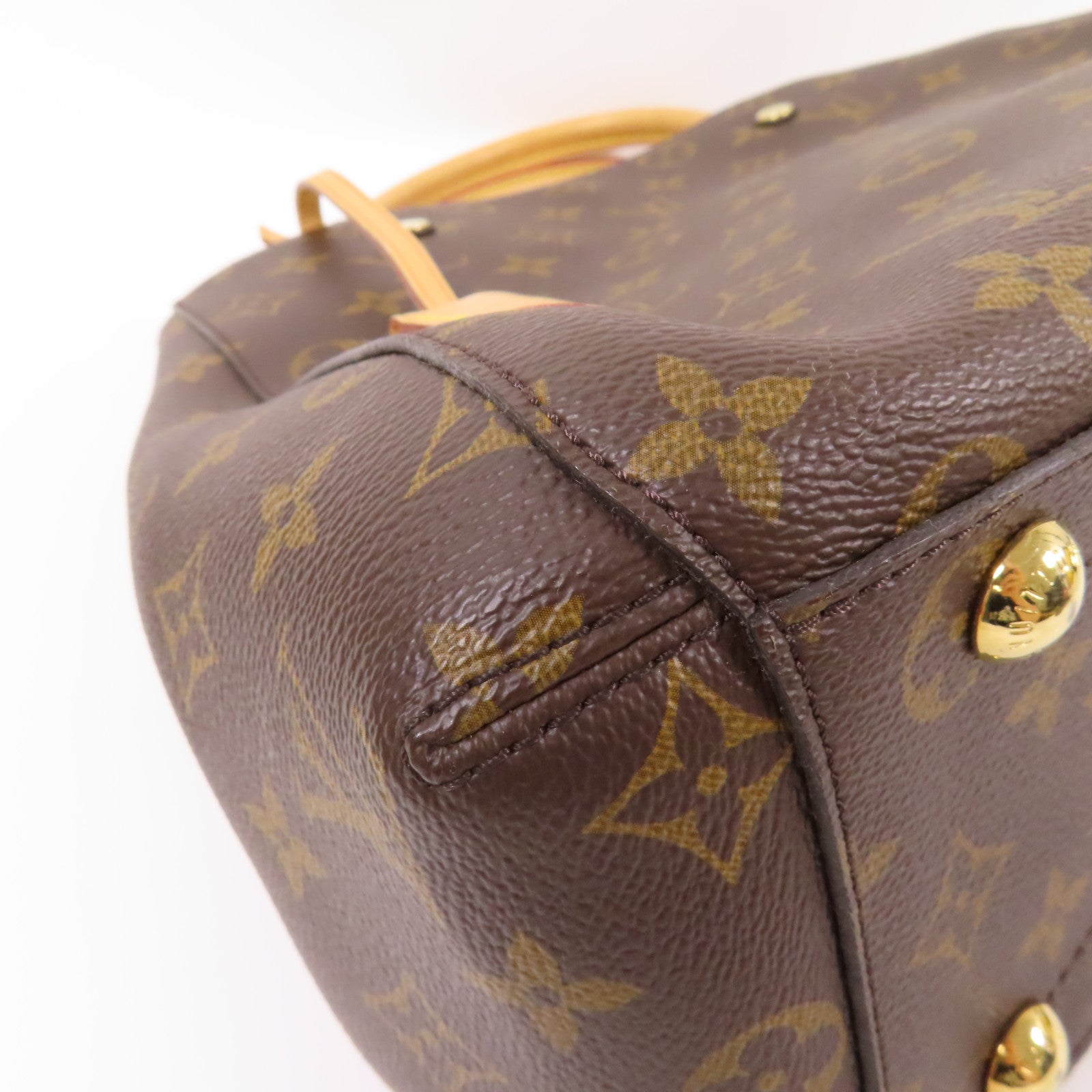 LOUIS VUITTON Monogram Montaigne MM金扣手挽肩背兩用袋