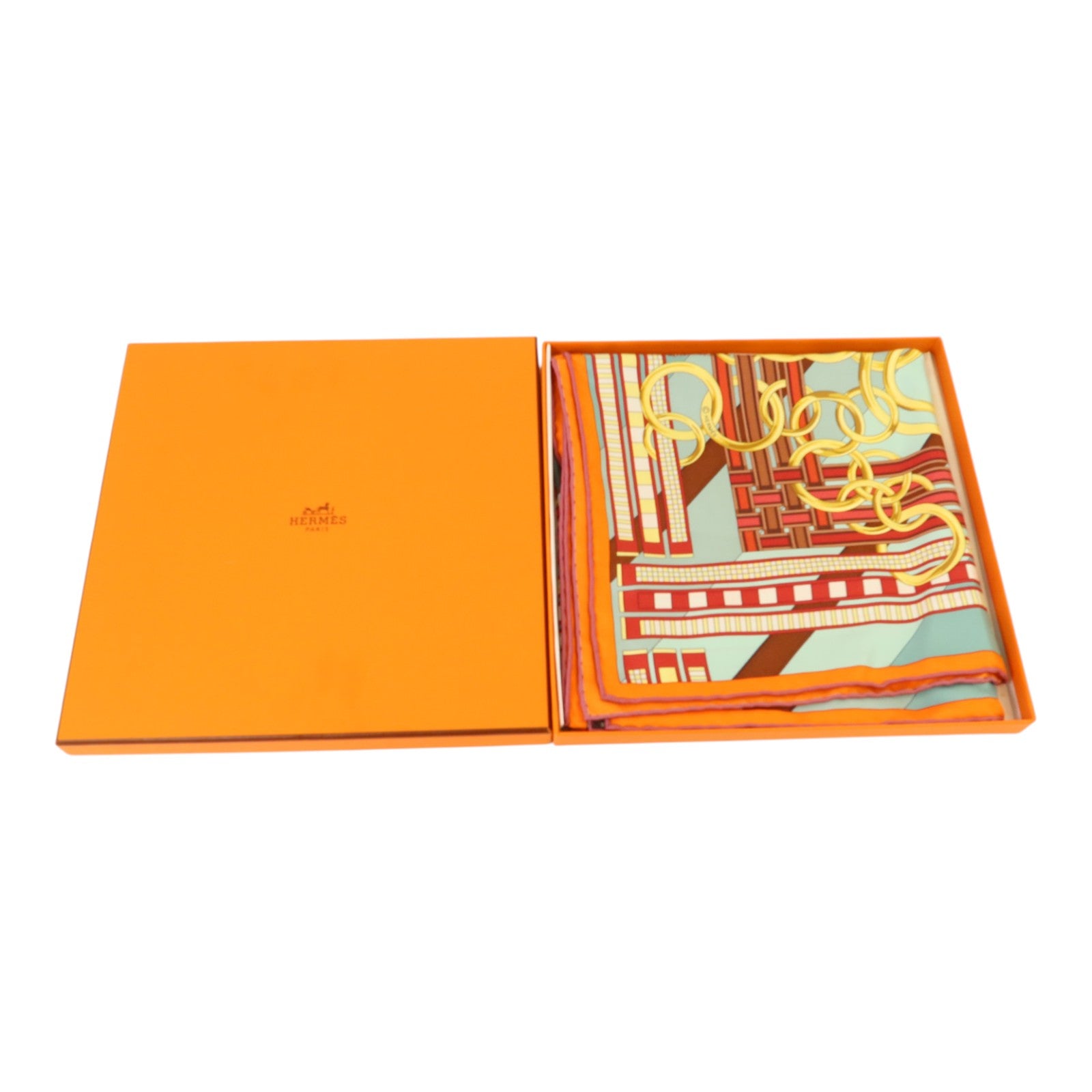 HERMES 絲質Scarf 90x90絲巾