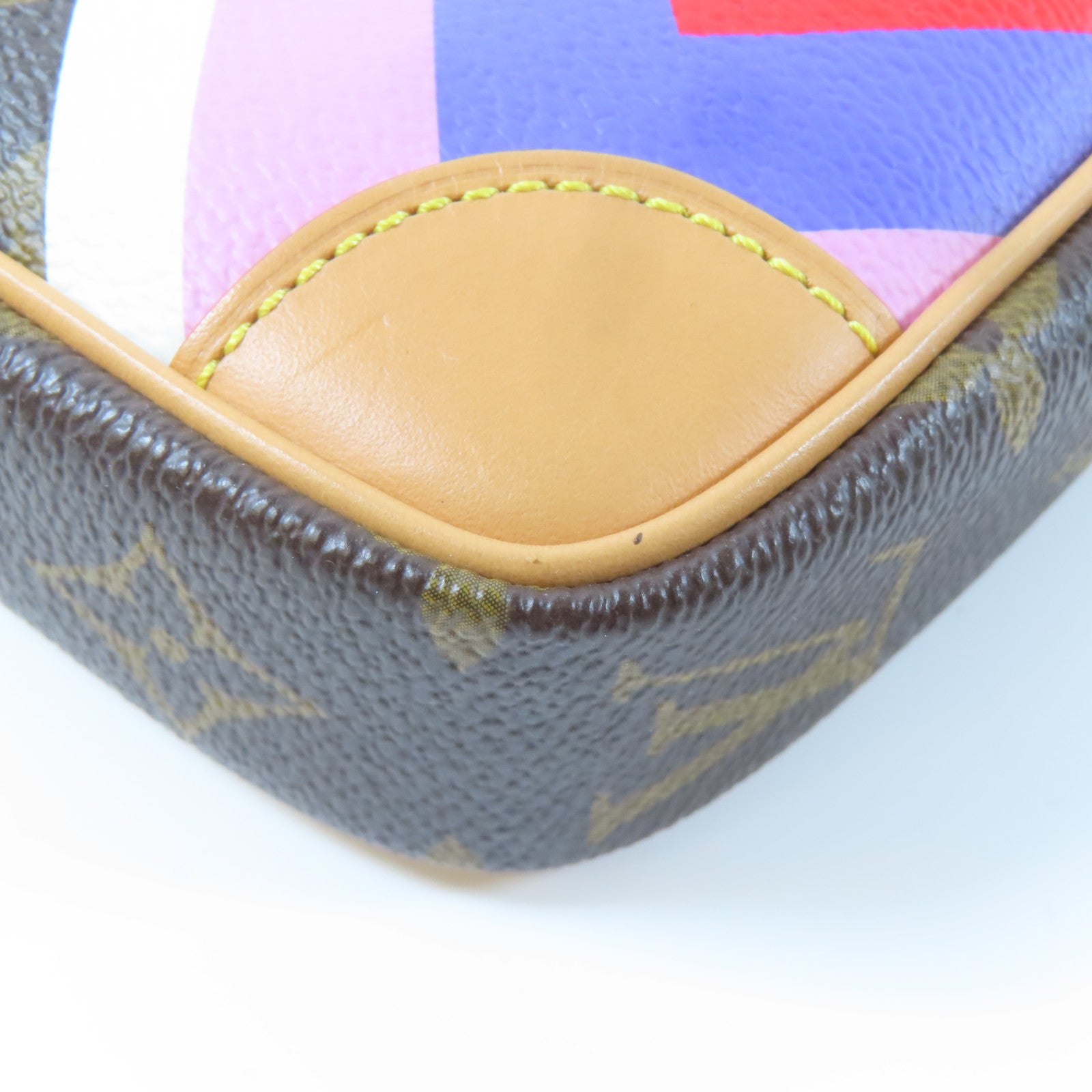 LOUIS VUITTON 【激減優惠】Monogram Game On Paname金扣肩背袋啡色