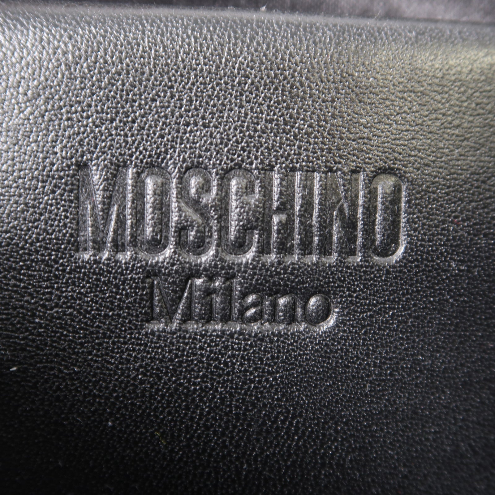 MOSCHINO 尼龍Shoulder Bag金扣肩背袋黑色