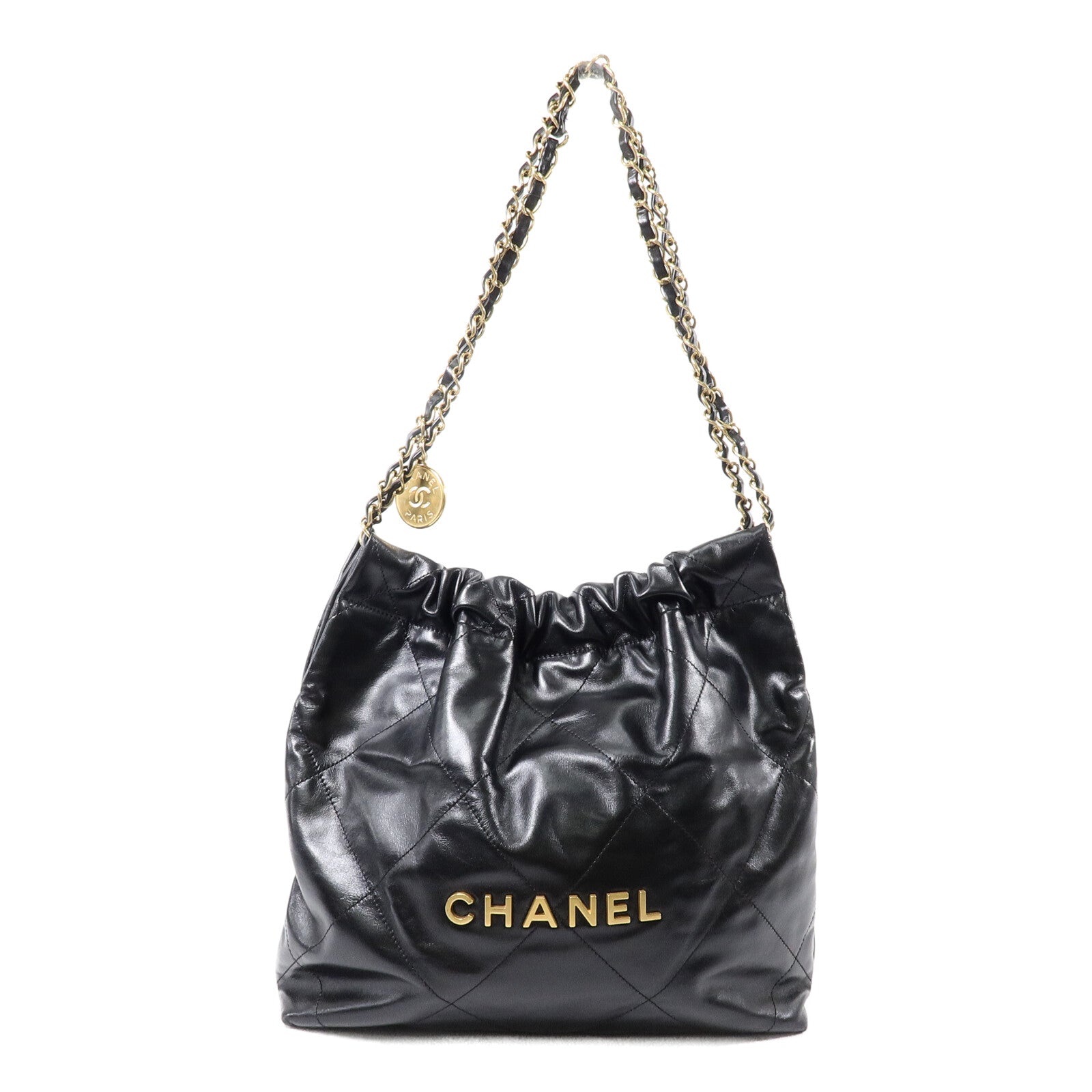CHANEL 牛皮皮革Chanel 22 Small鏈帶肩背袋
