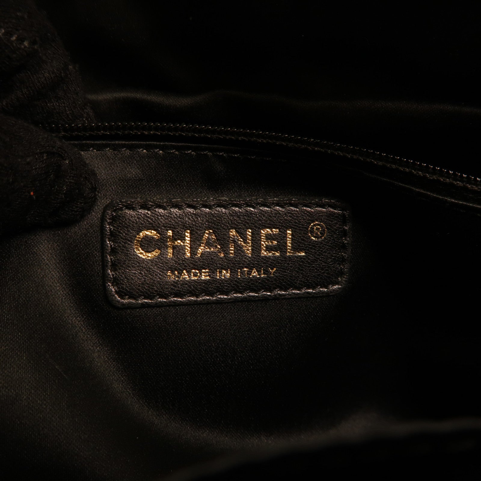 CHANEL 牛皮皮革Tote Bag金扣肩背袋