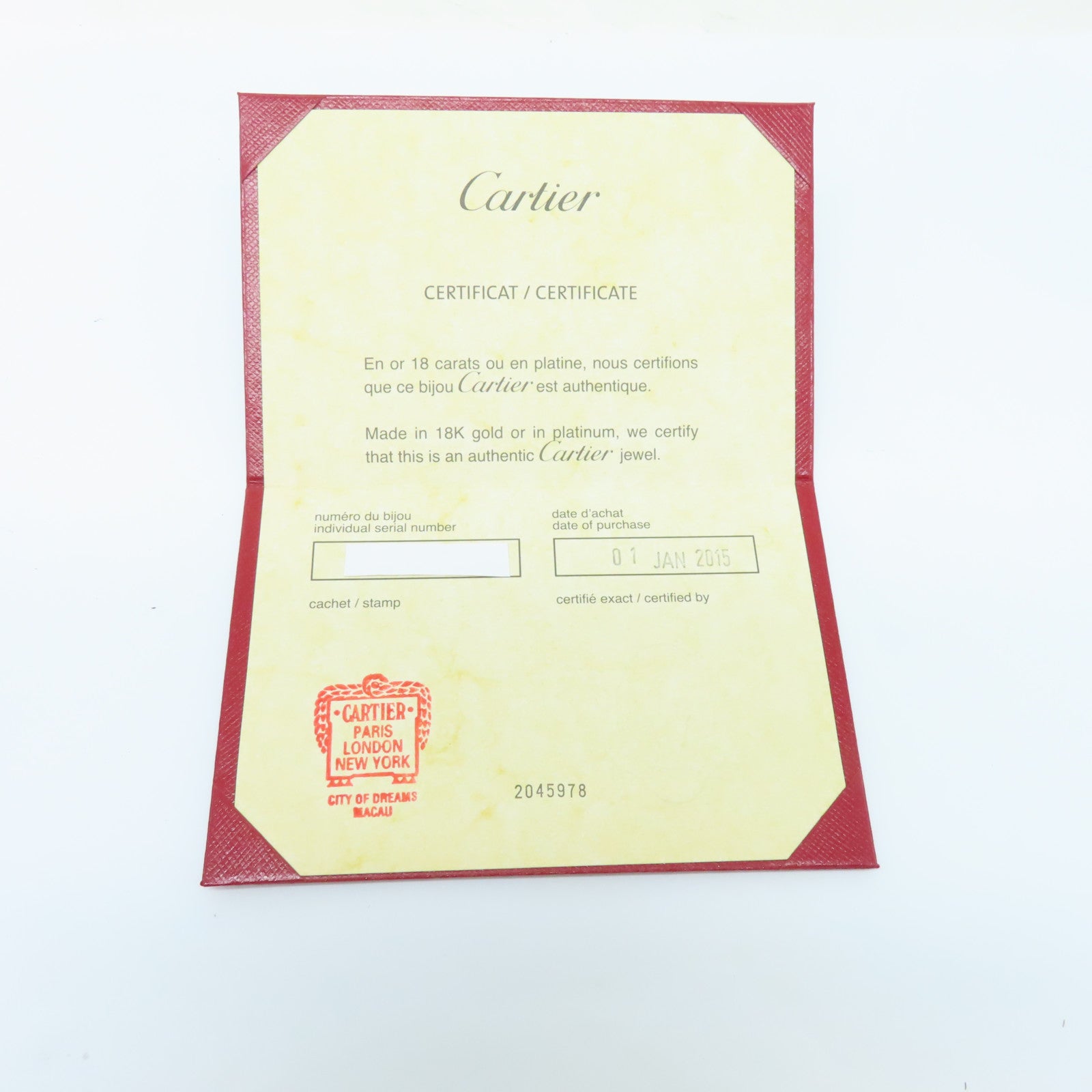 CARTIER 18K玫瑰金Love Bracelet手鏈