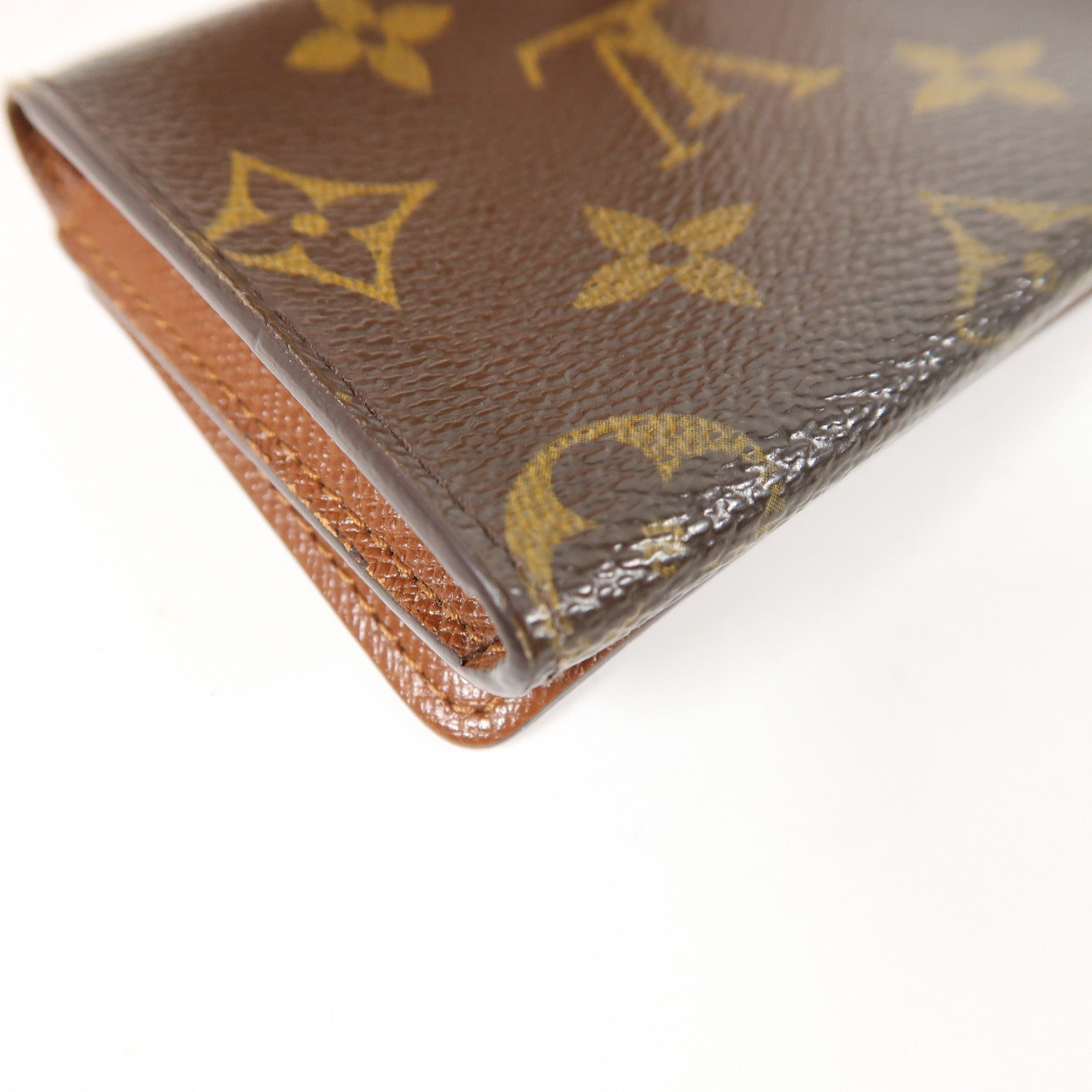 LOUIS VUITTON Monogram Card Case卡片套啡色