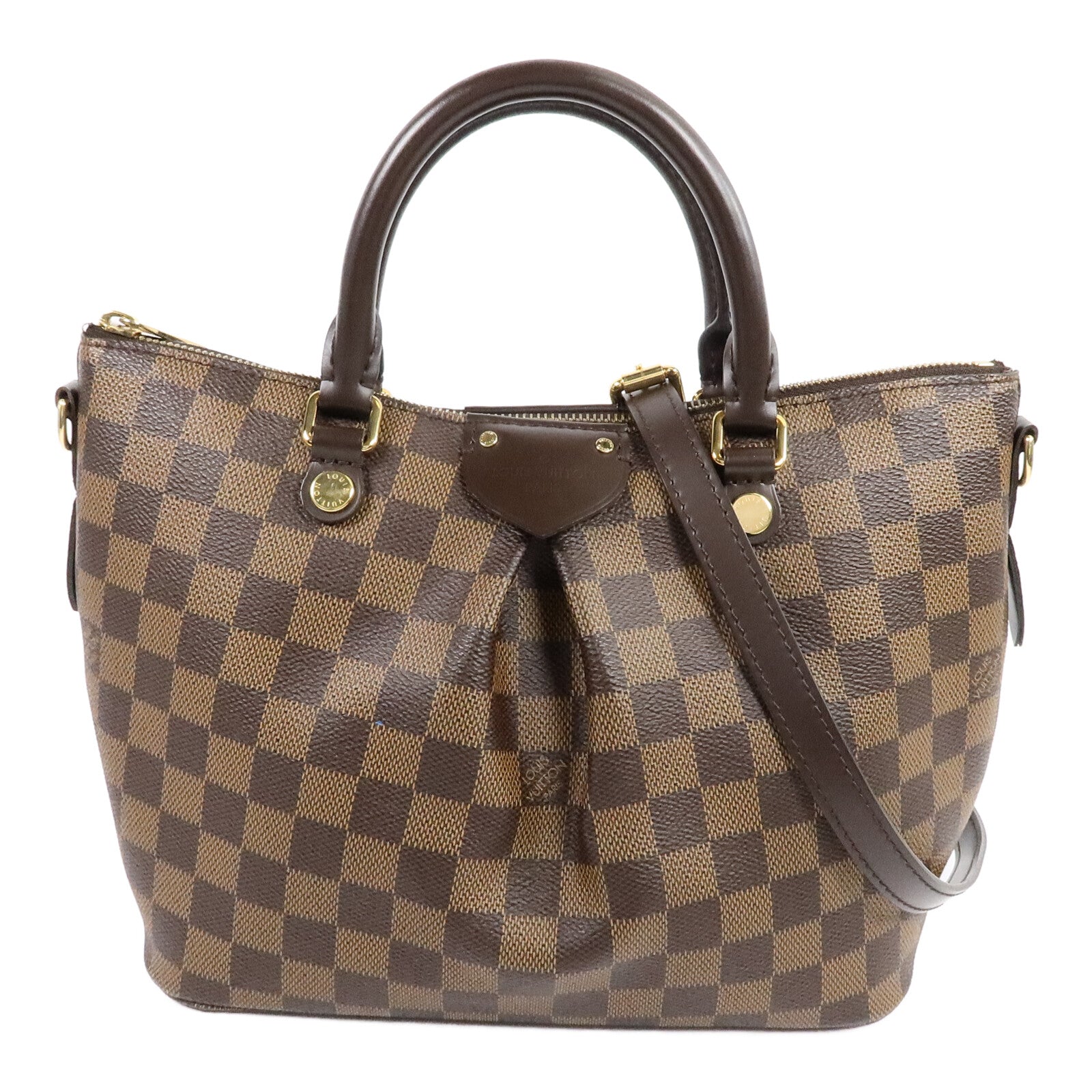 LOUIS VUITTON Damier Siena PM手挽肩背兩用袋