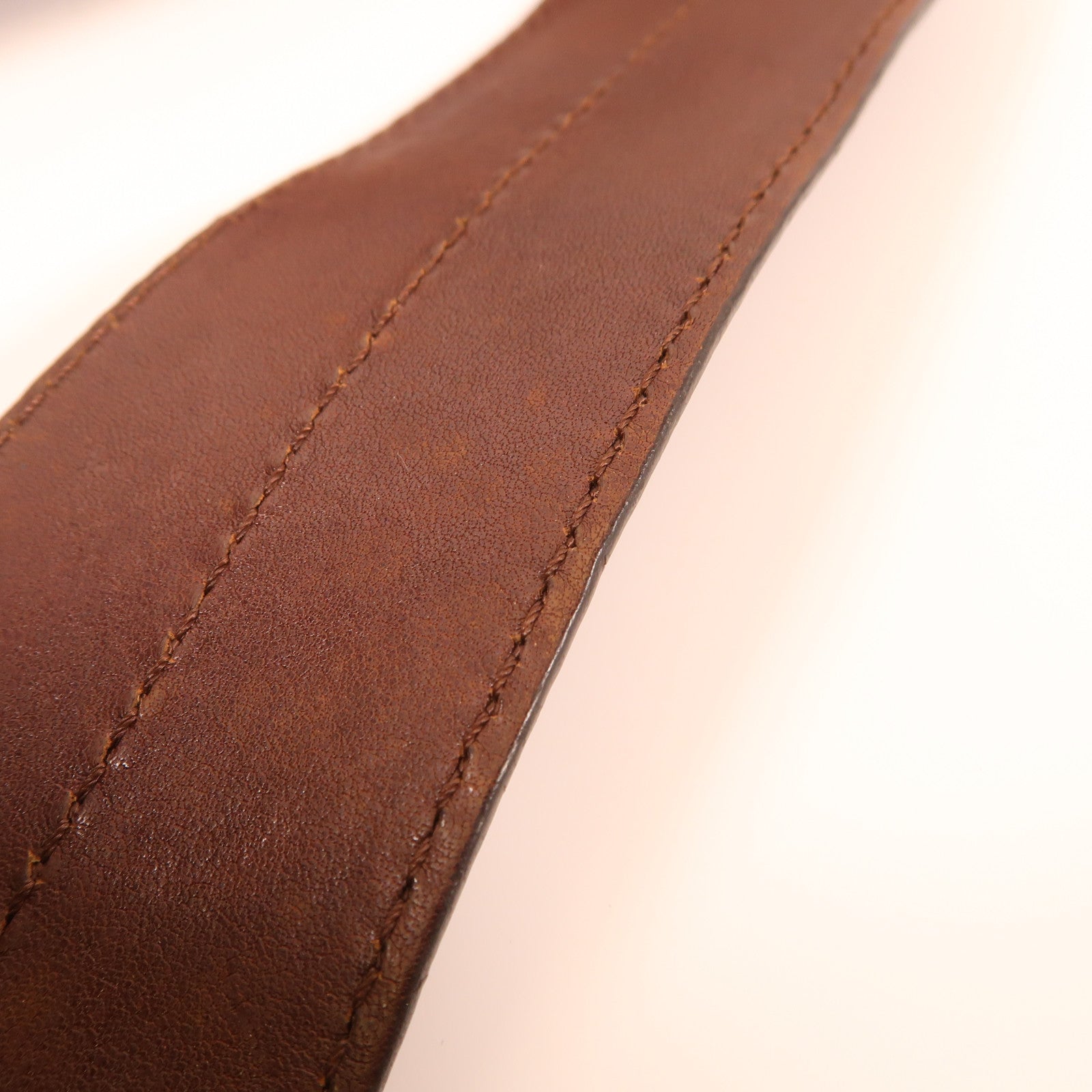 BURBERRY GHW Shoulder Bag Canvas Brown