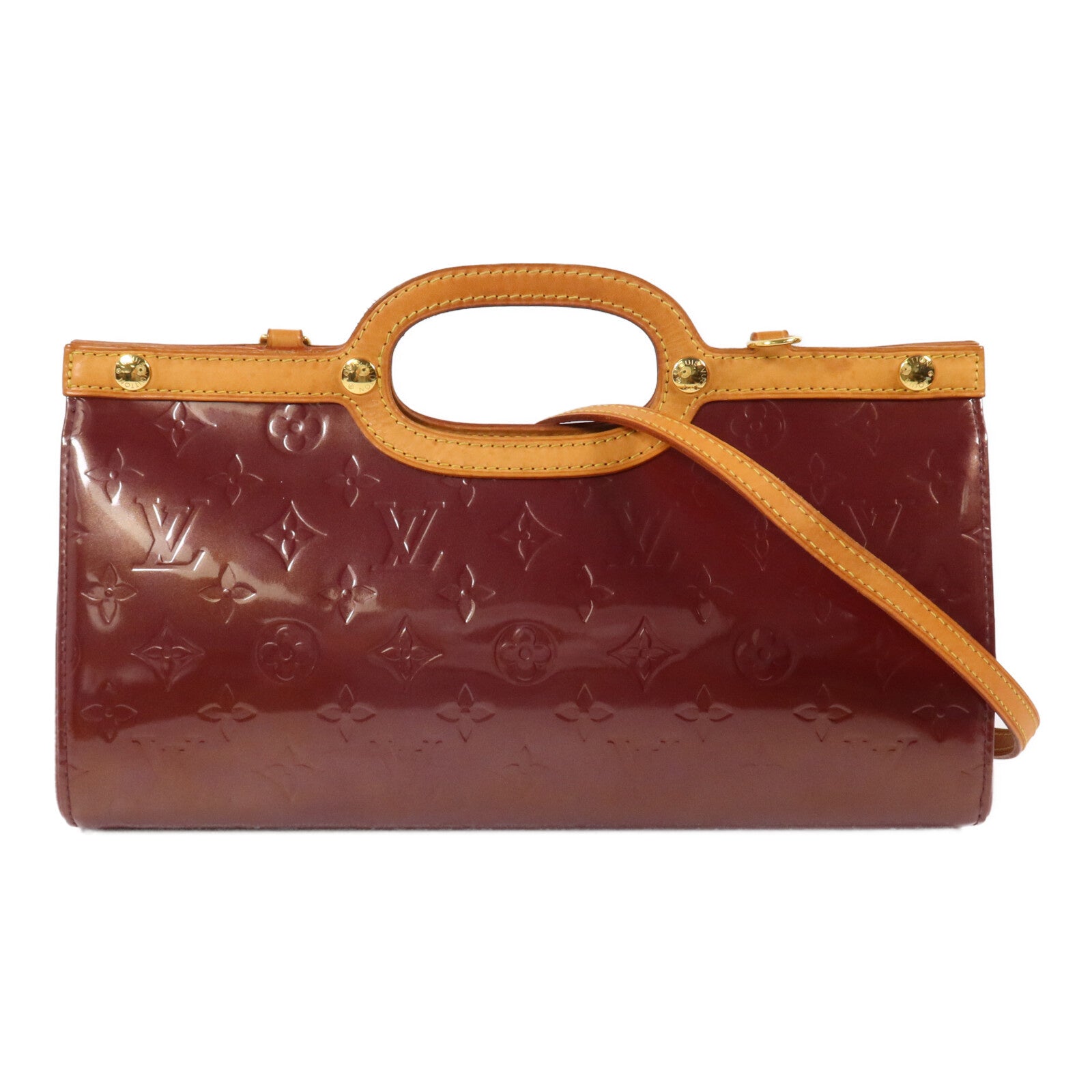 LOUIS VUITTON Monogram Vernis Roxbury Drive手挽肩背兩用袋