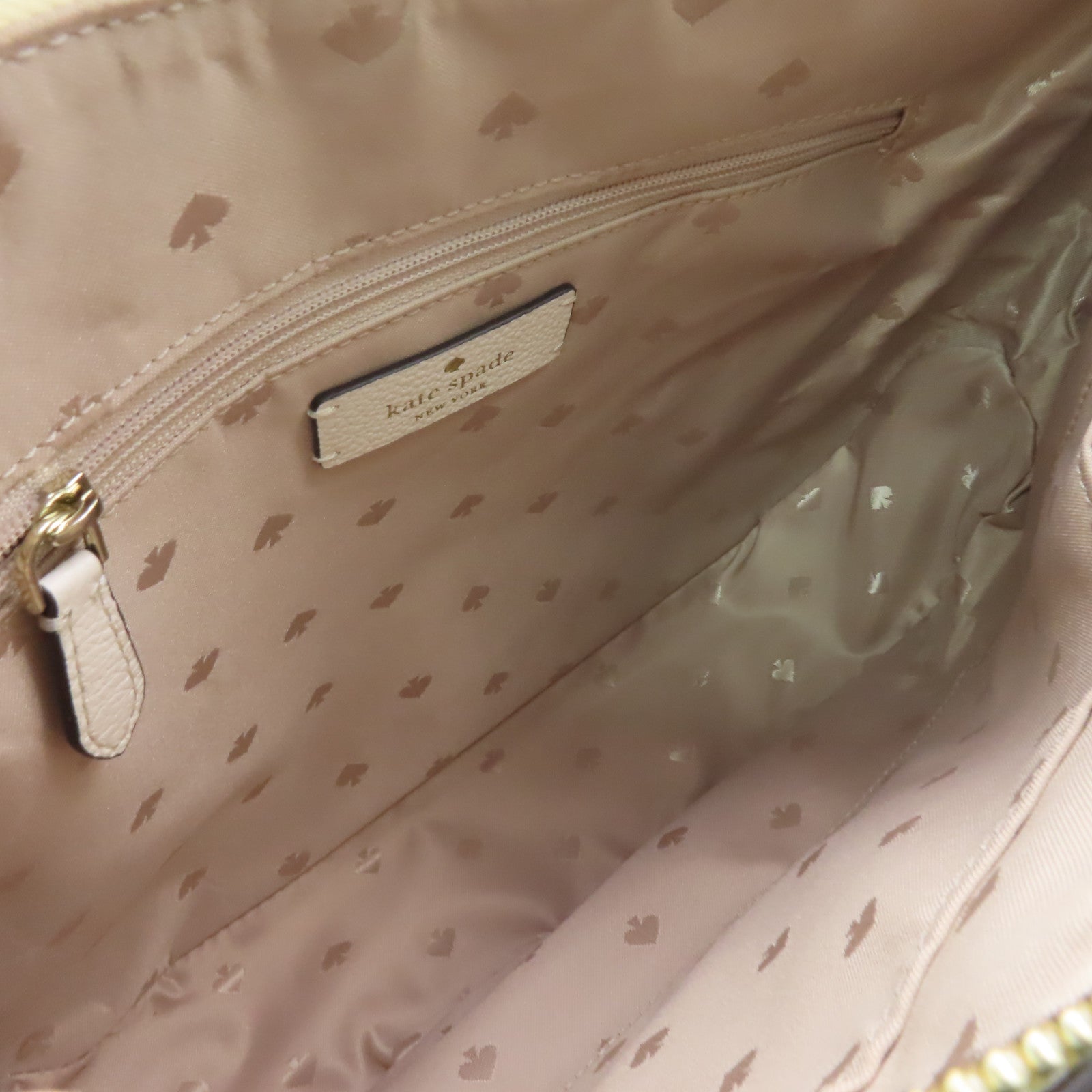Kate Spade 【激減優惠】牛皮皮革Shoulder Bag金扣/銀扣肩背袋白色